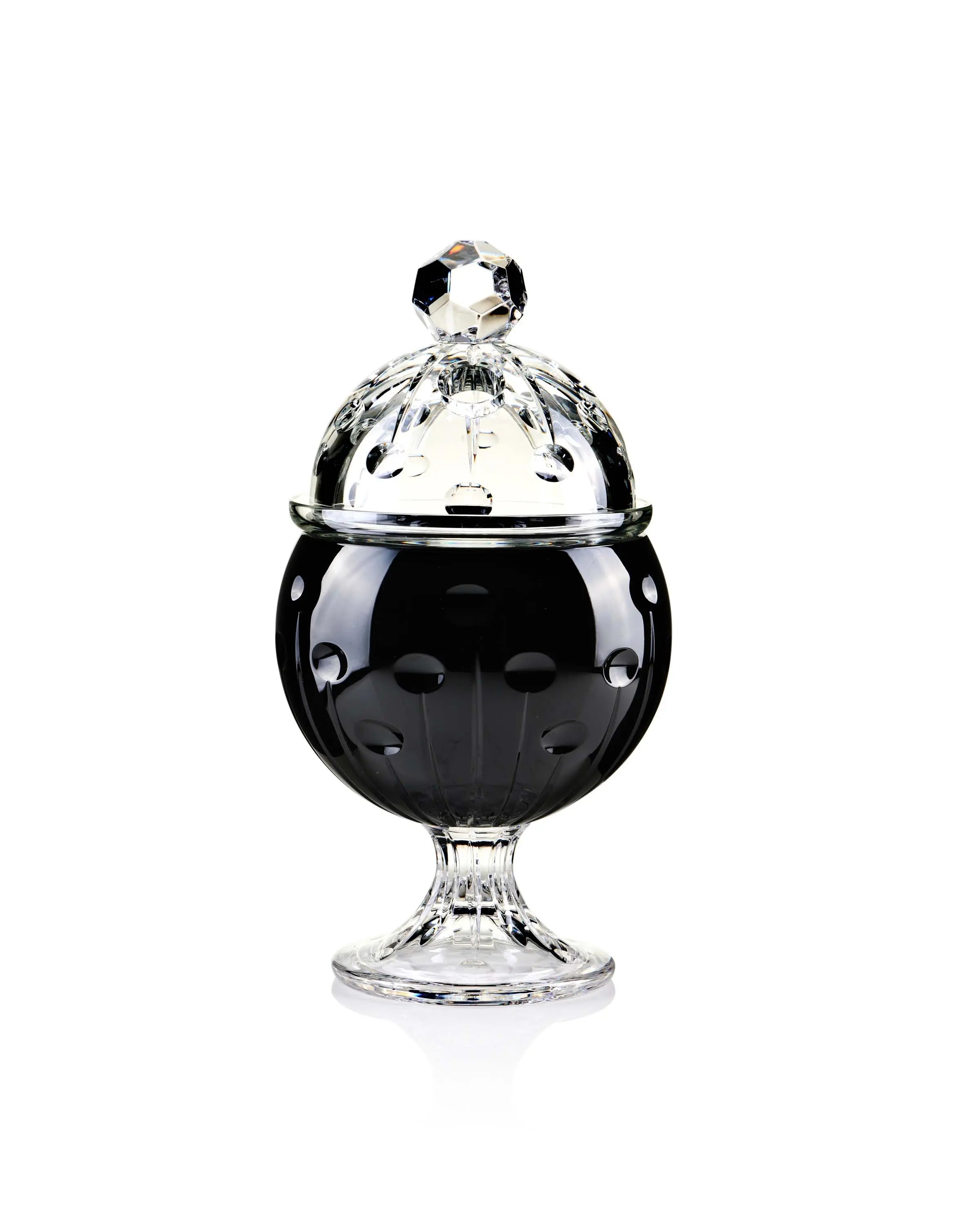 Samy Black Crystal Incense Burner ANGIE HOMES