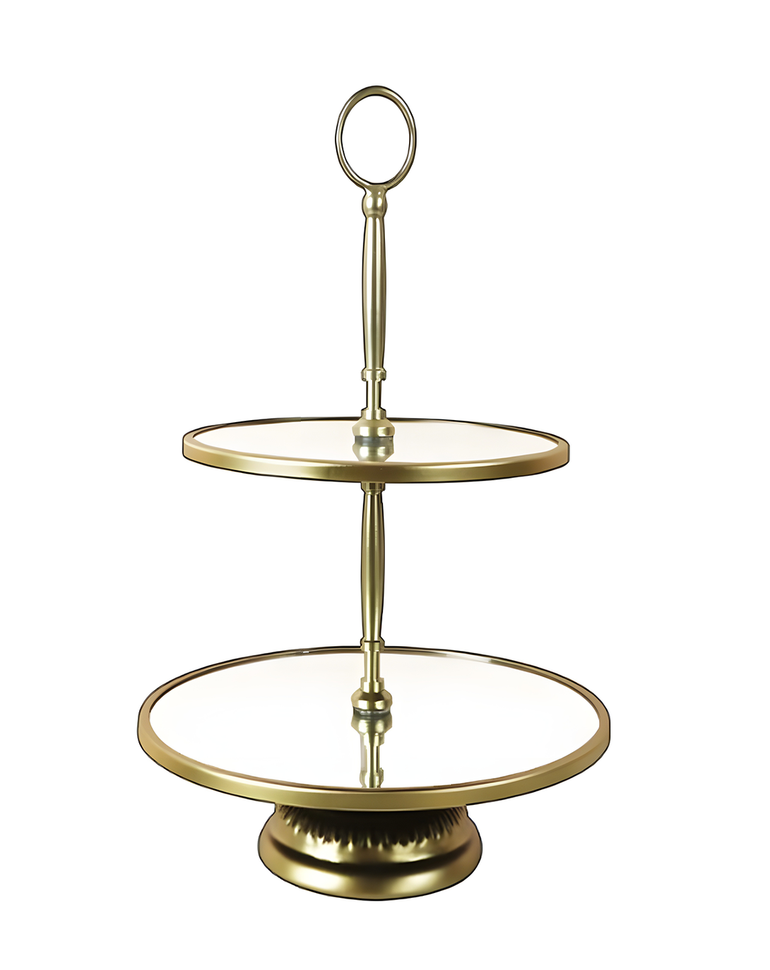 Sandy Cake Tray Rose Golden Serverware - Angie Homes Serverware ANGIE HOMES