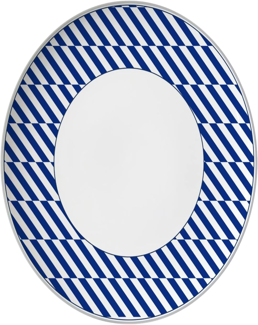 Savu Blue Geometric Plates Set
