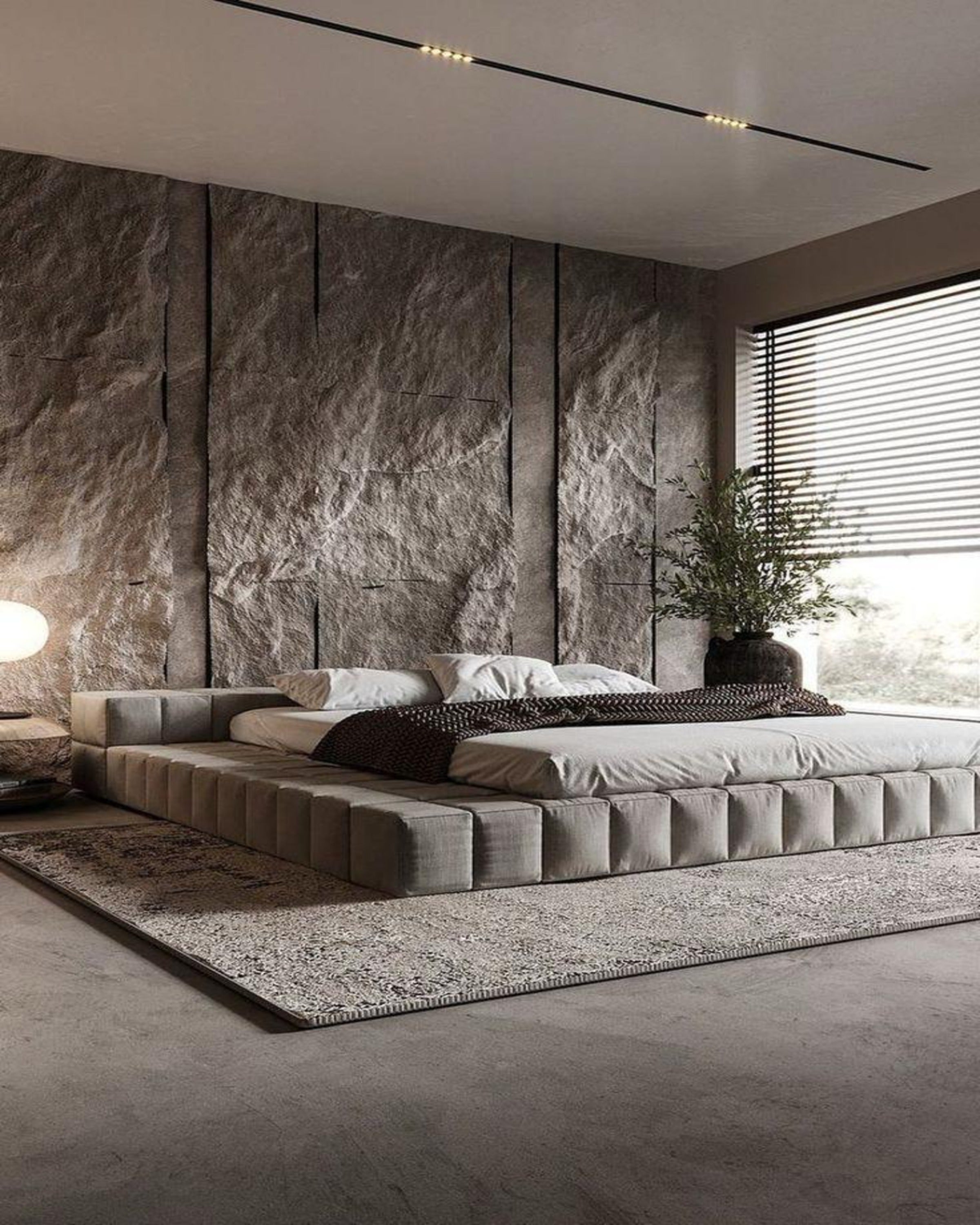 Scandinavian Luxury Room Bed ANGIE HOMES