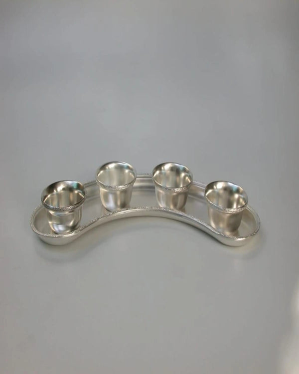 Shia Silver Plated 4 Small Set of Bowl ANGIE HOMES