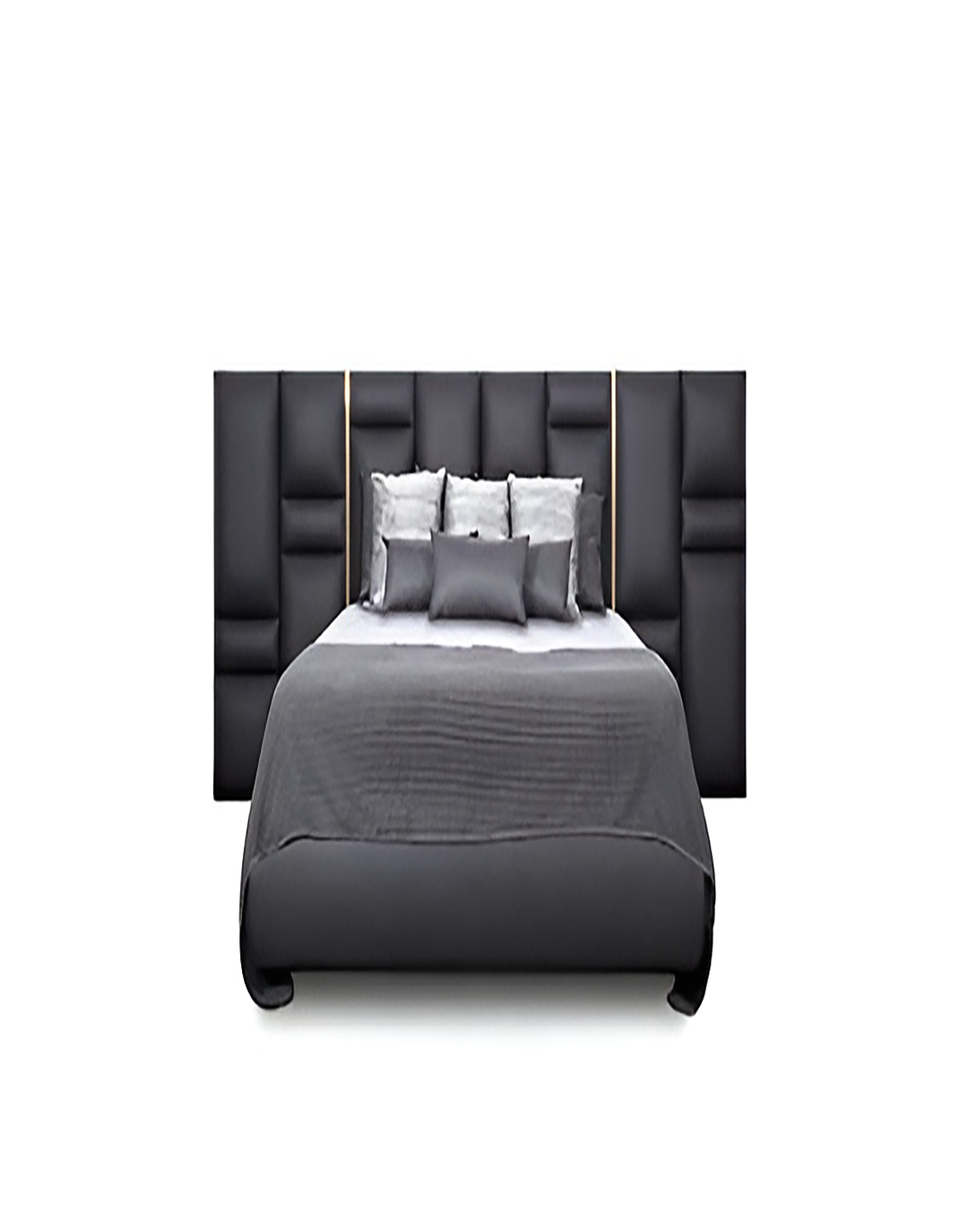 Shiara Quilted Head Board With Low Bed ANGIE HOMES