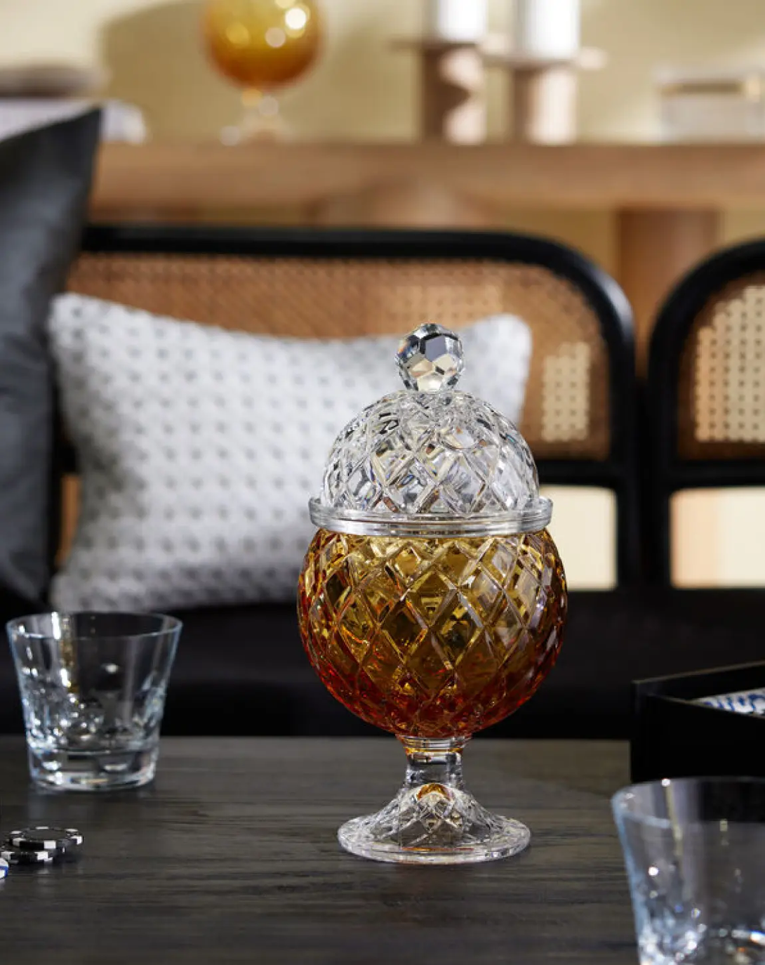 Shirley Clear Crystal Incense Burner ANGIE HOMES