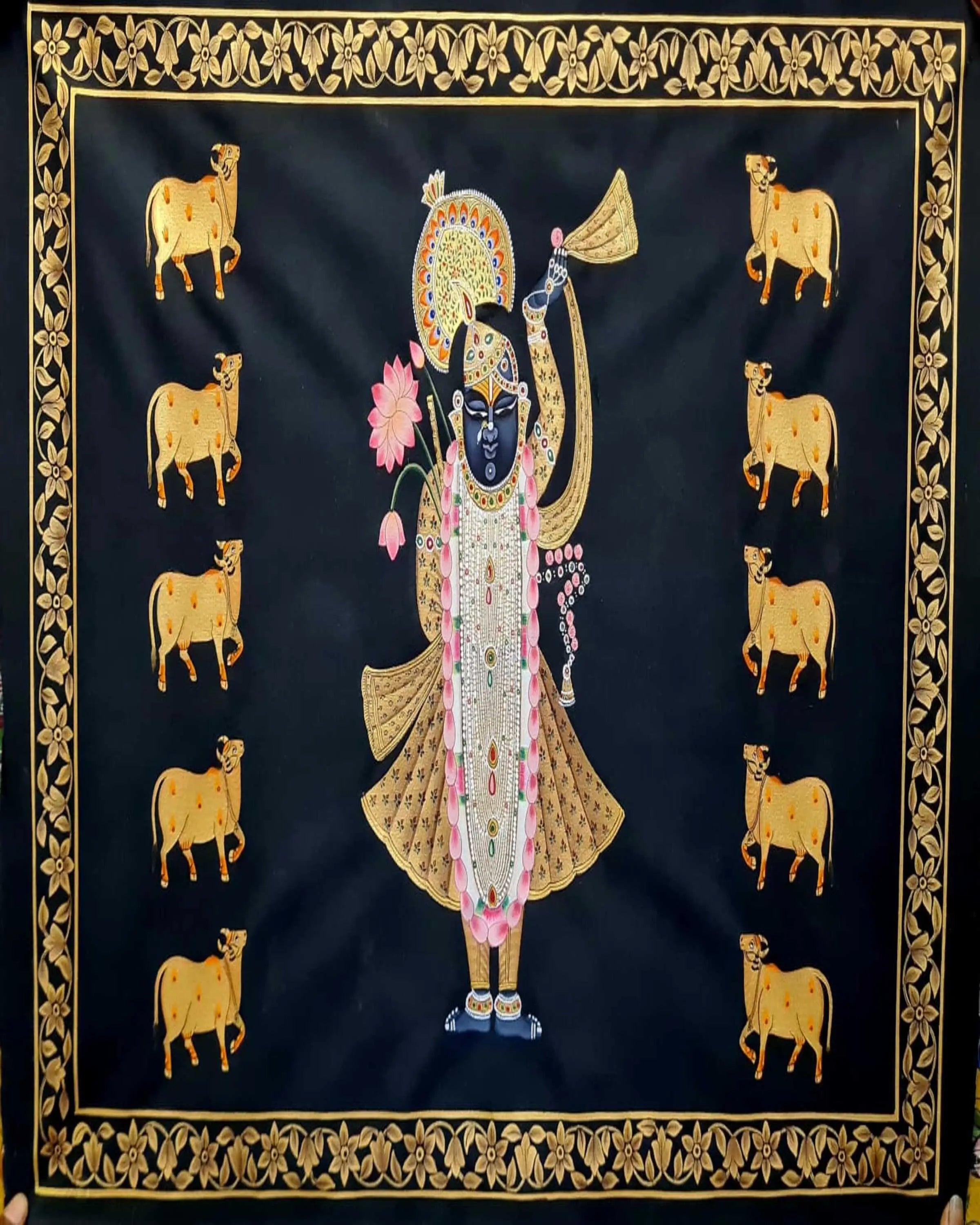 Shrinath Ji Krishna Pichwai ANGIE KRIPALANI DESIGN - ANGIE HOMES