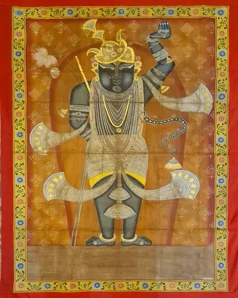 Shrinathji PICHWAI PAINTING ANGIE KRIPALANI DESIGN - ANGIE HOMES- ANGIES INDIA