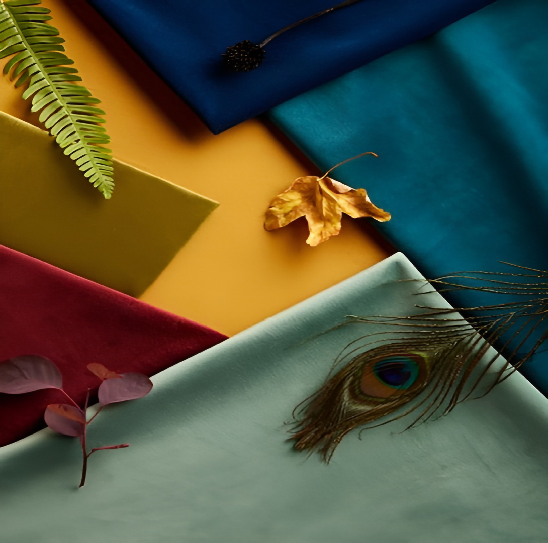 Silken Serenity Textures Fabrics