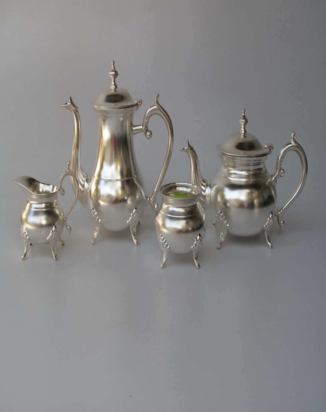 Silver Plated Luxury Tea Set - Angie India Serverware