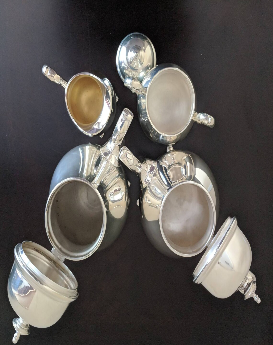 Silver Plated Luxury Tea Set - Angie India Serverware