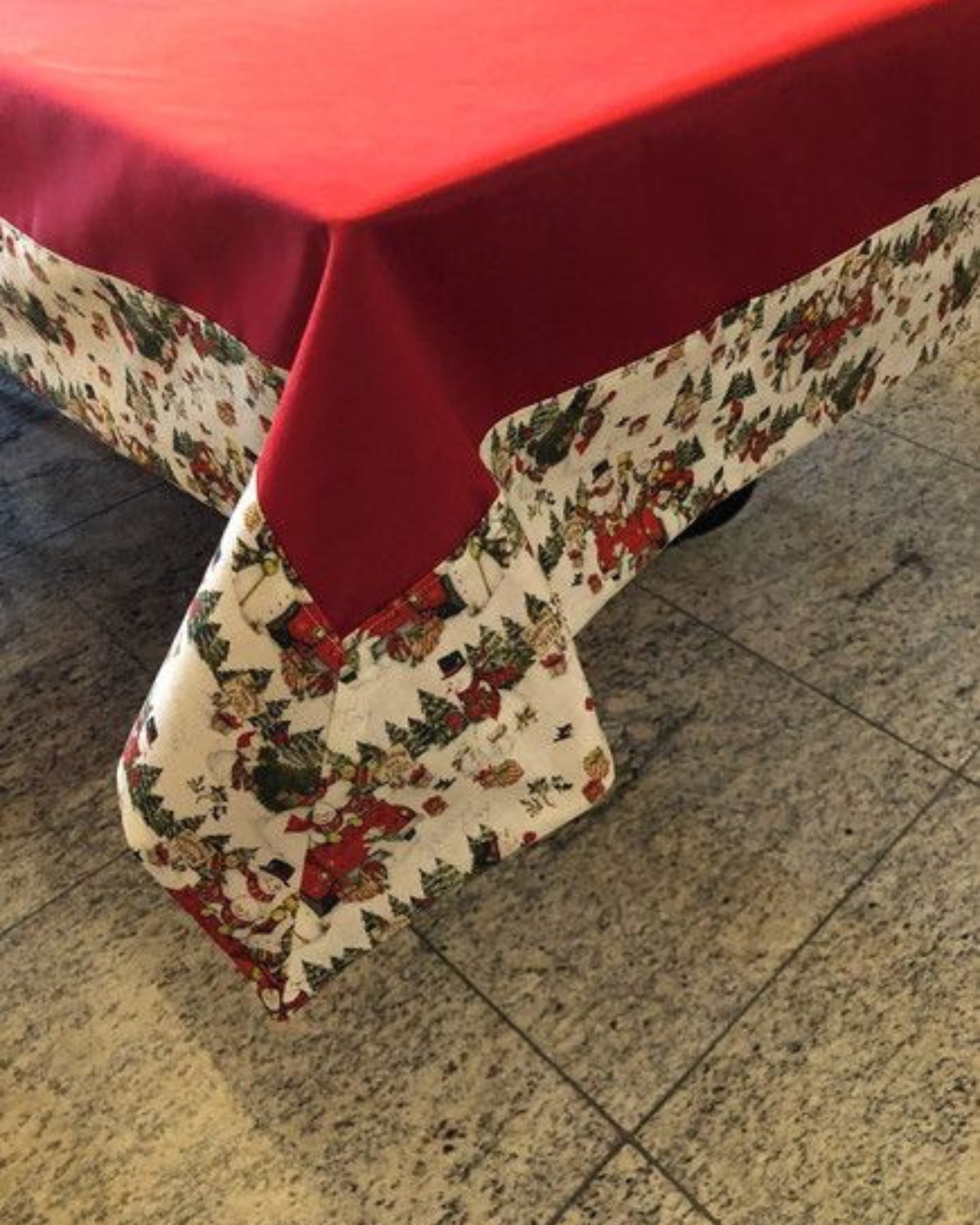 Simple Square Red Table Cloth ANGIE HOMES