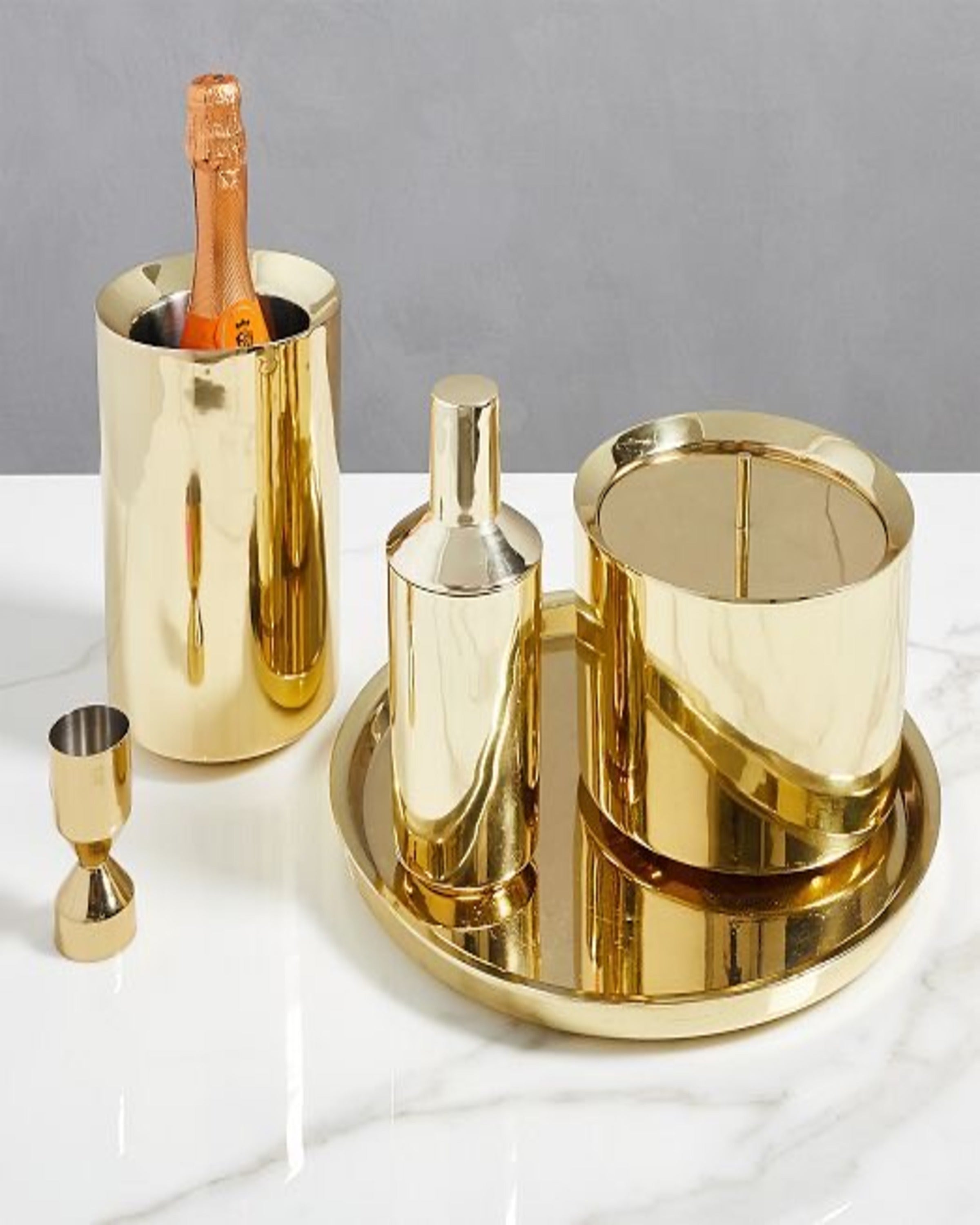 SipSmith Gold Finish Bar Accessories ANGIE HOMES