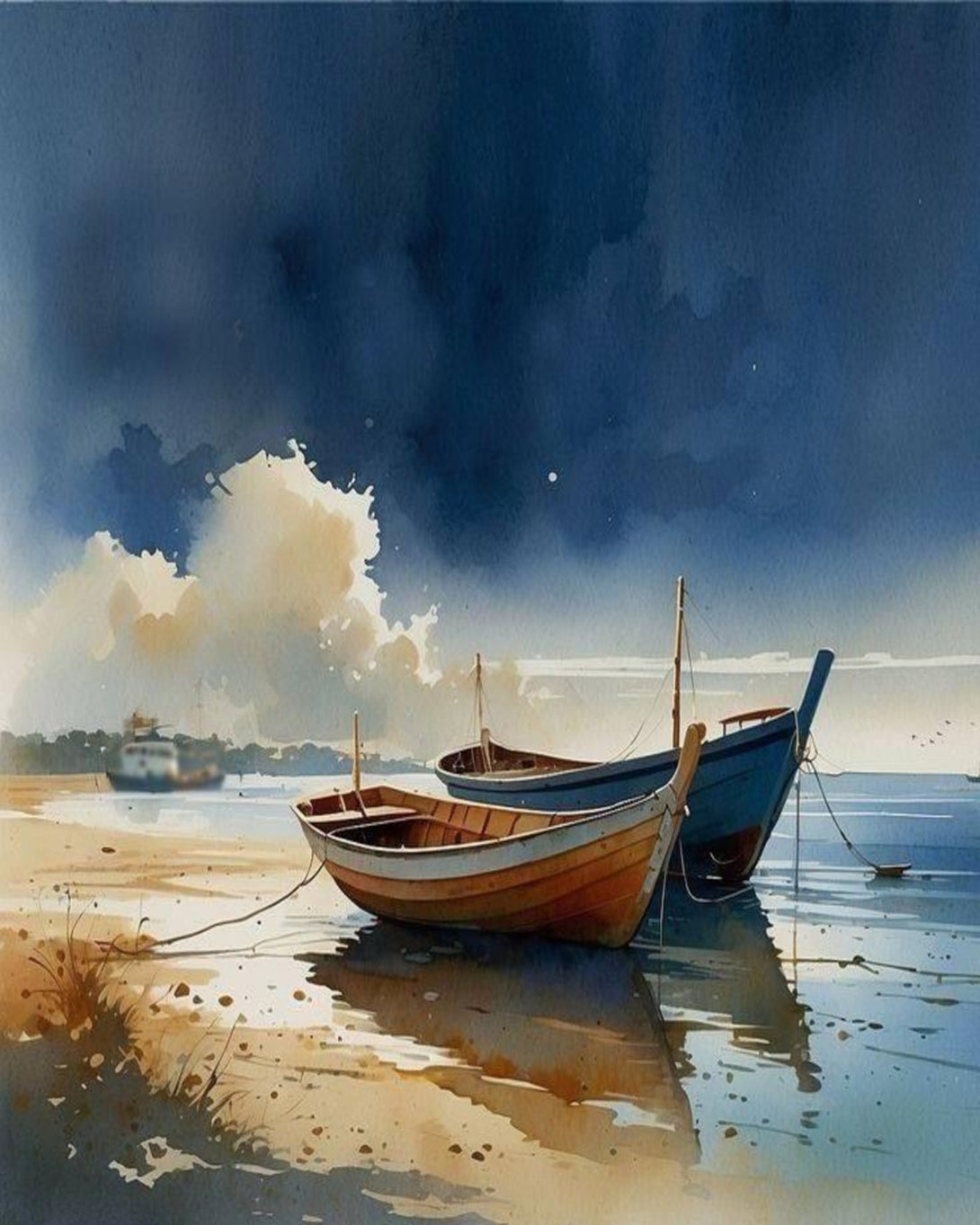 Skyline Hues Watercolor ANGIE HOMES