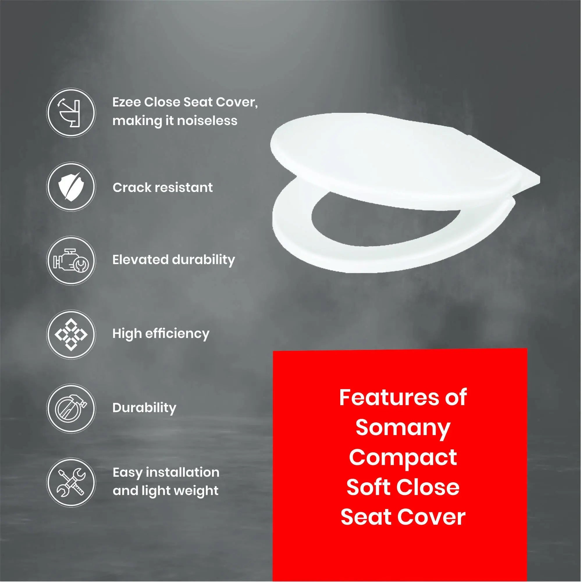 Somany Compact Soft Close Seat Cover Somany Ceramics
