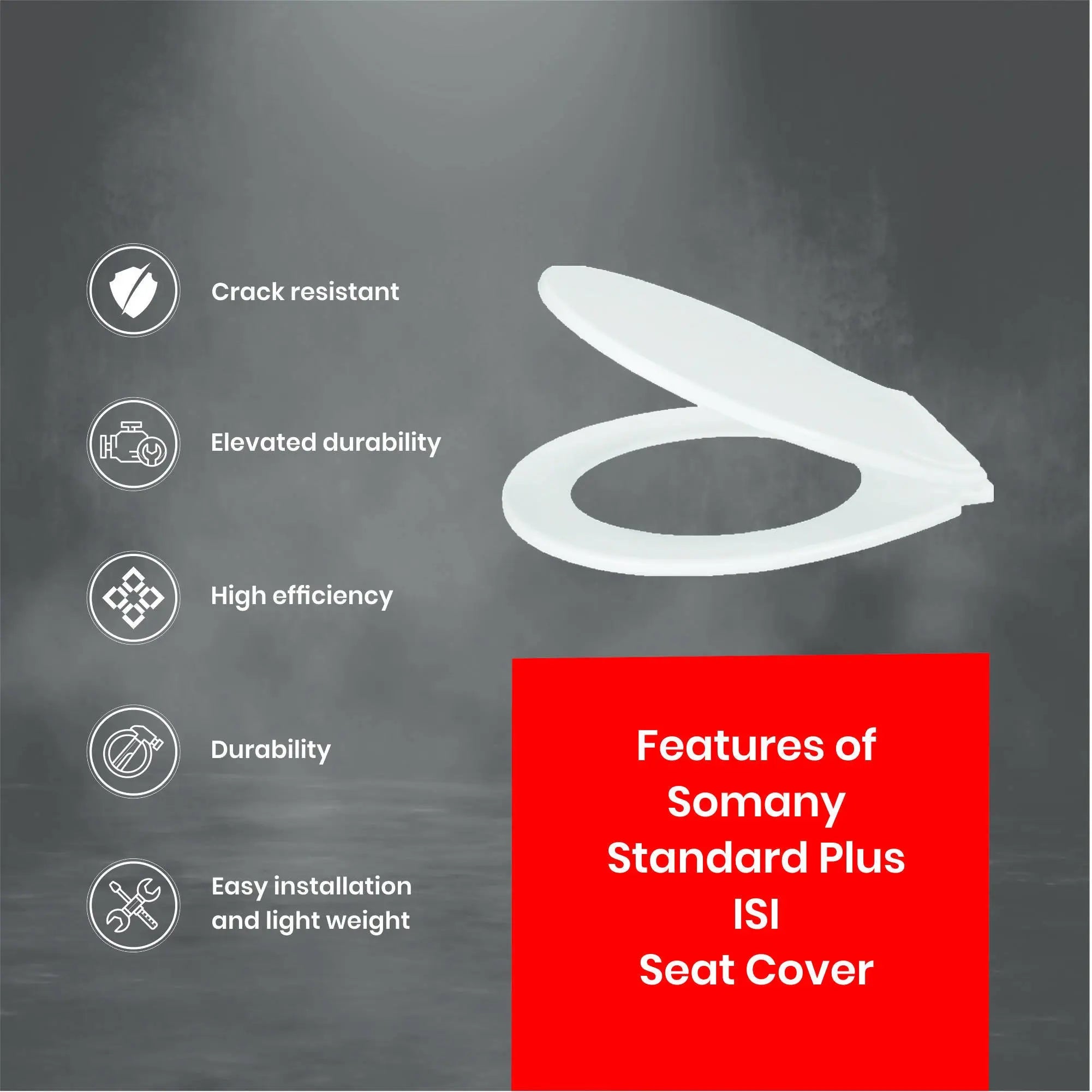 Somany Standard Plus ISI Seat Cover Somany Ceramics