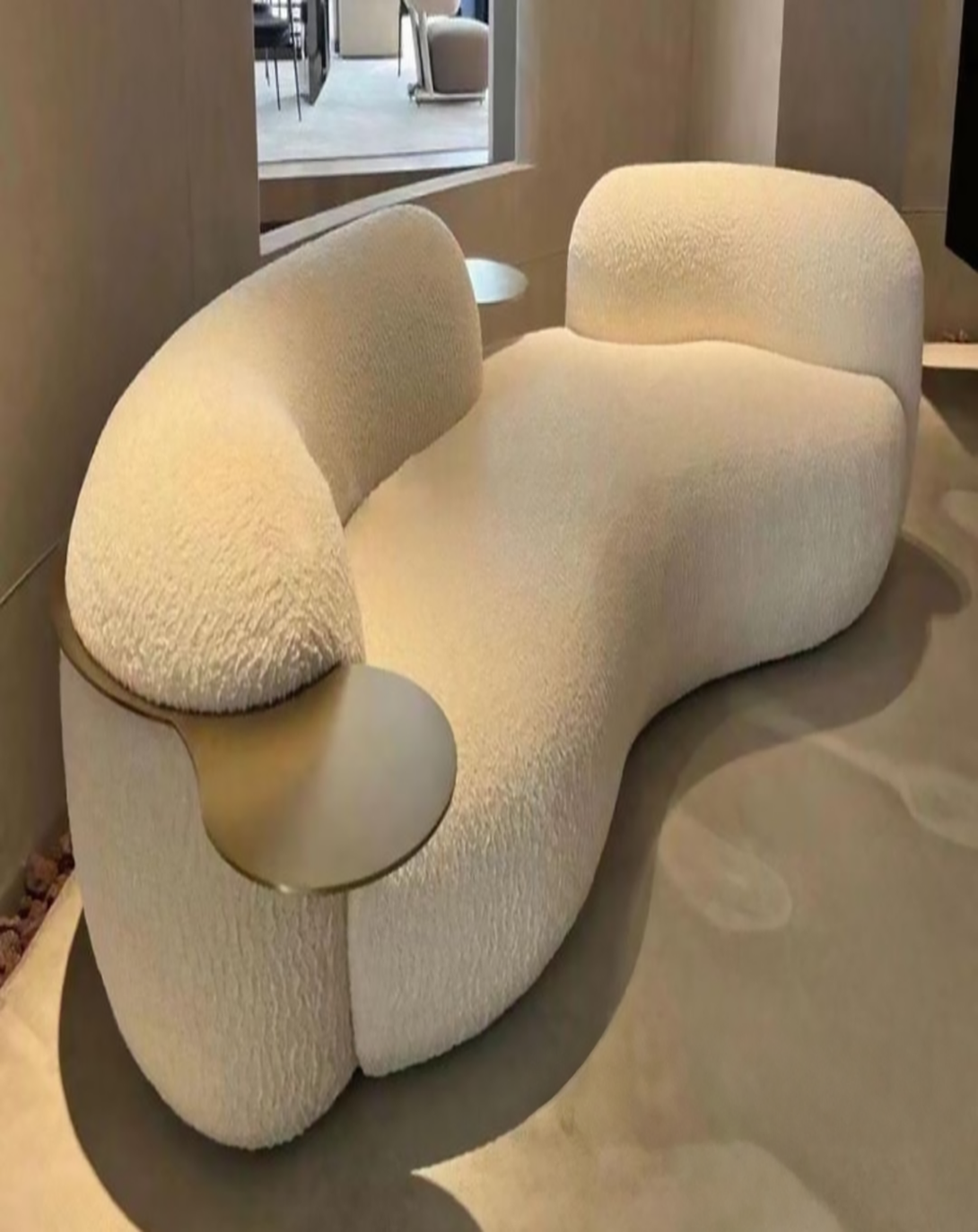 SpaceSaver L-Shaped Lounger Sofa ANGIE HOMES