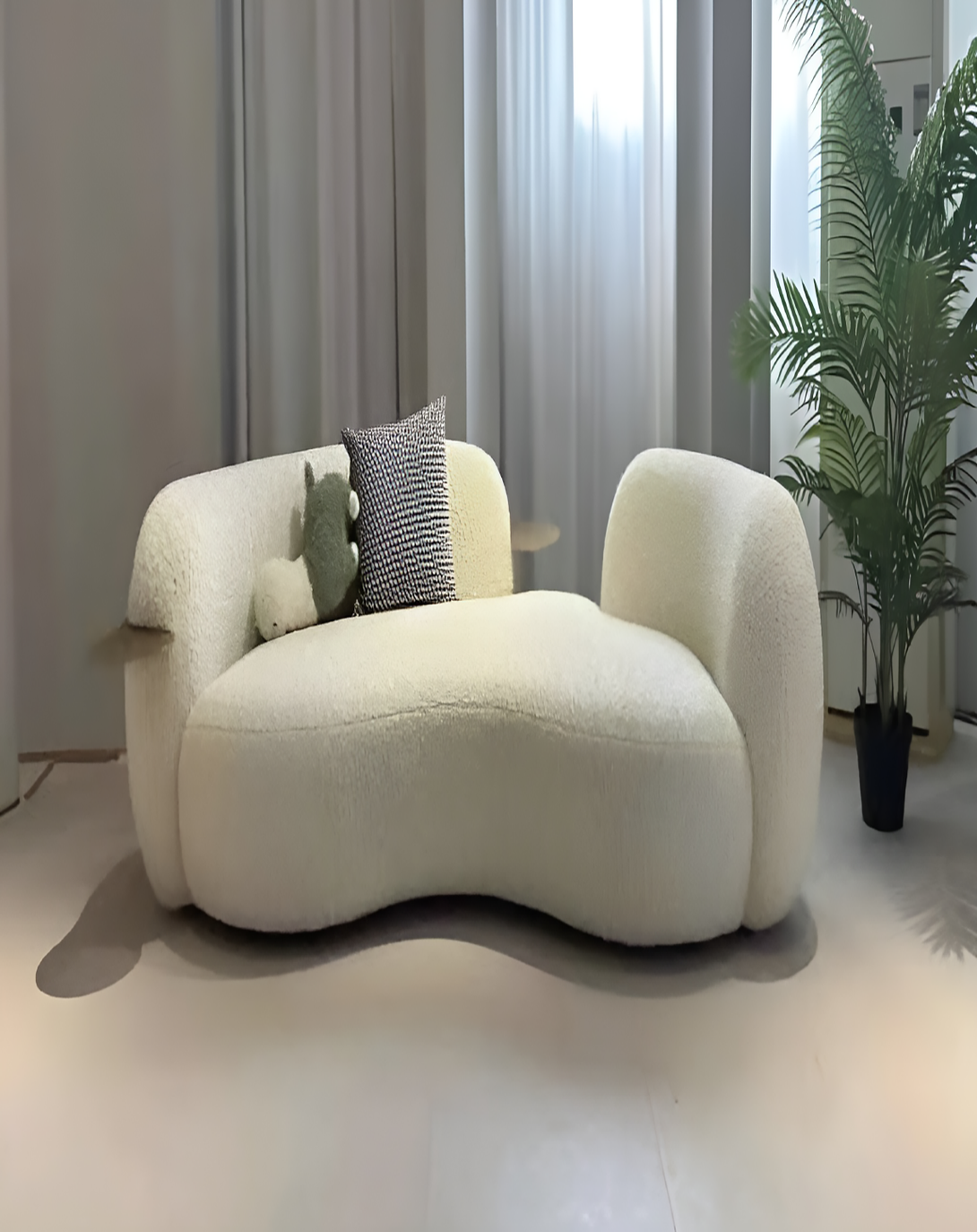 SpaceSaver L-Shaped Lounger Sofa ANGIE HOMES