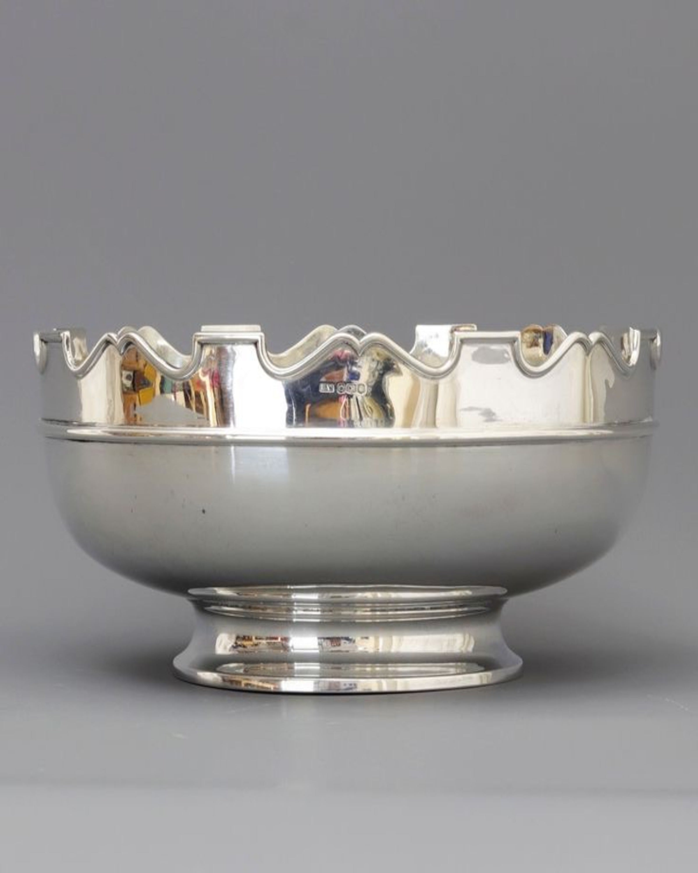 Stylish Silver Plated Dish Collar ANGIE HOMES
