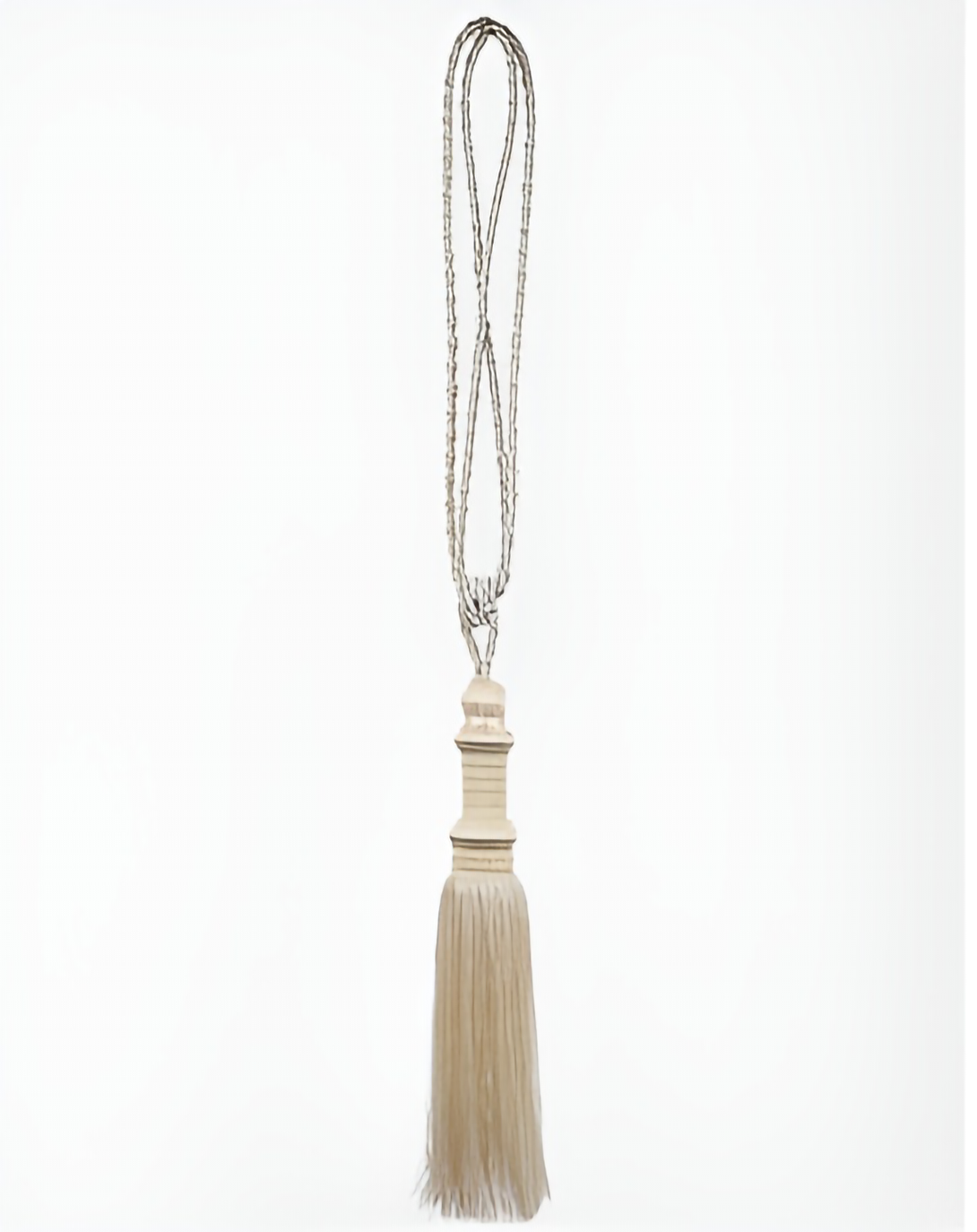 Swirl Golden Polyester Tie Back