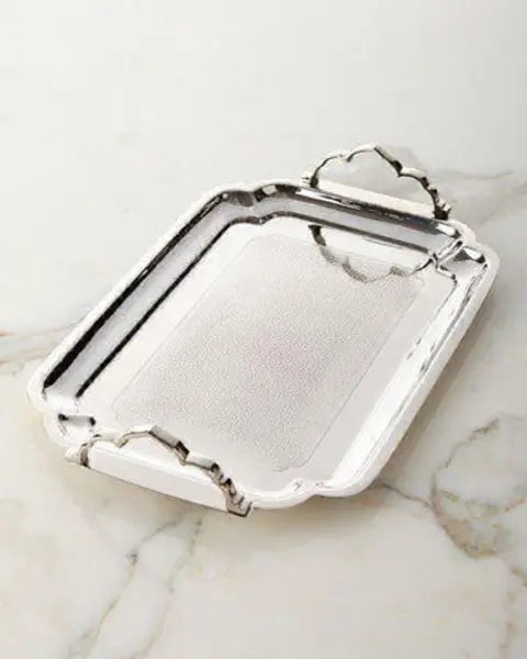 TAI- CLASSIC SILVER PLATED TRAY ANGIE HOMES