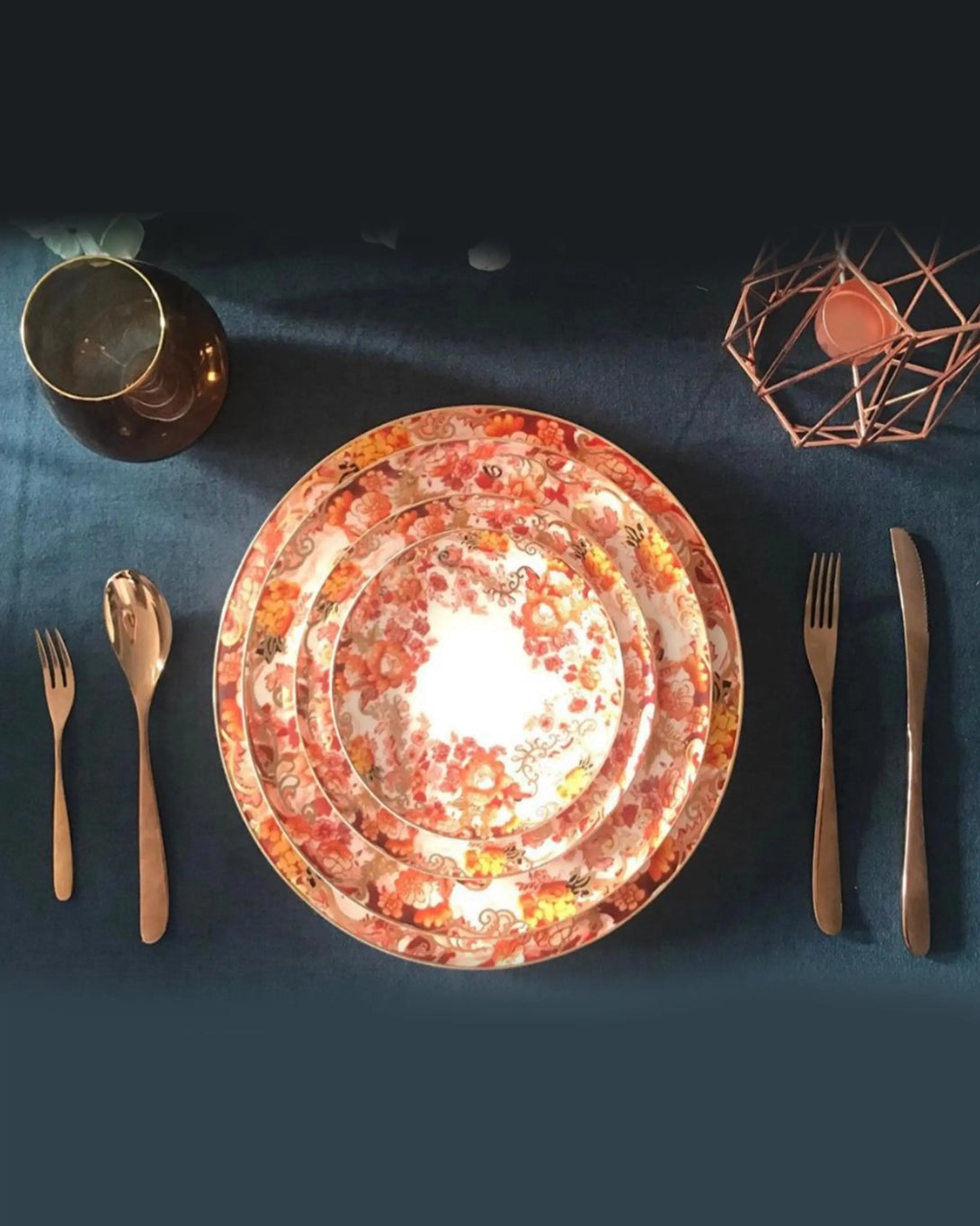 Shop Pink Floral Design Dinner Plates Online