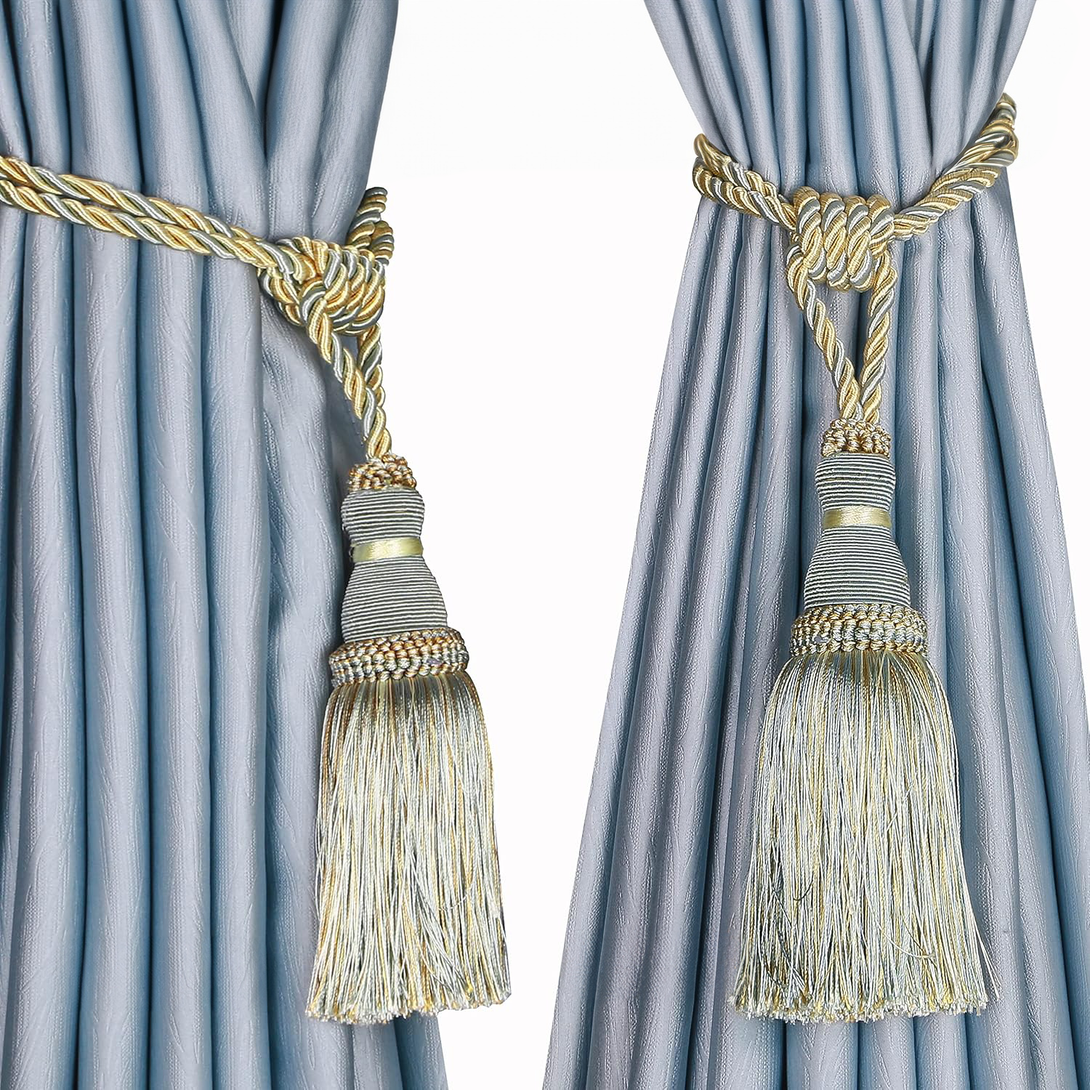 Tassel Stylish Polyester Tie Back ANGIE HOMES