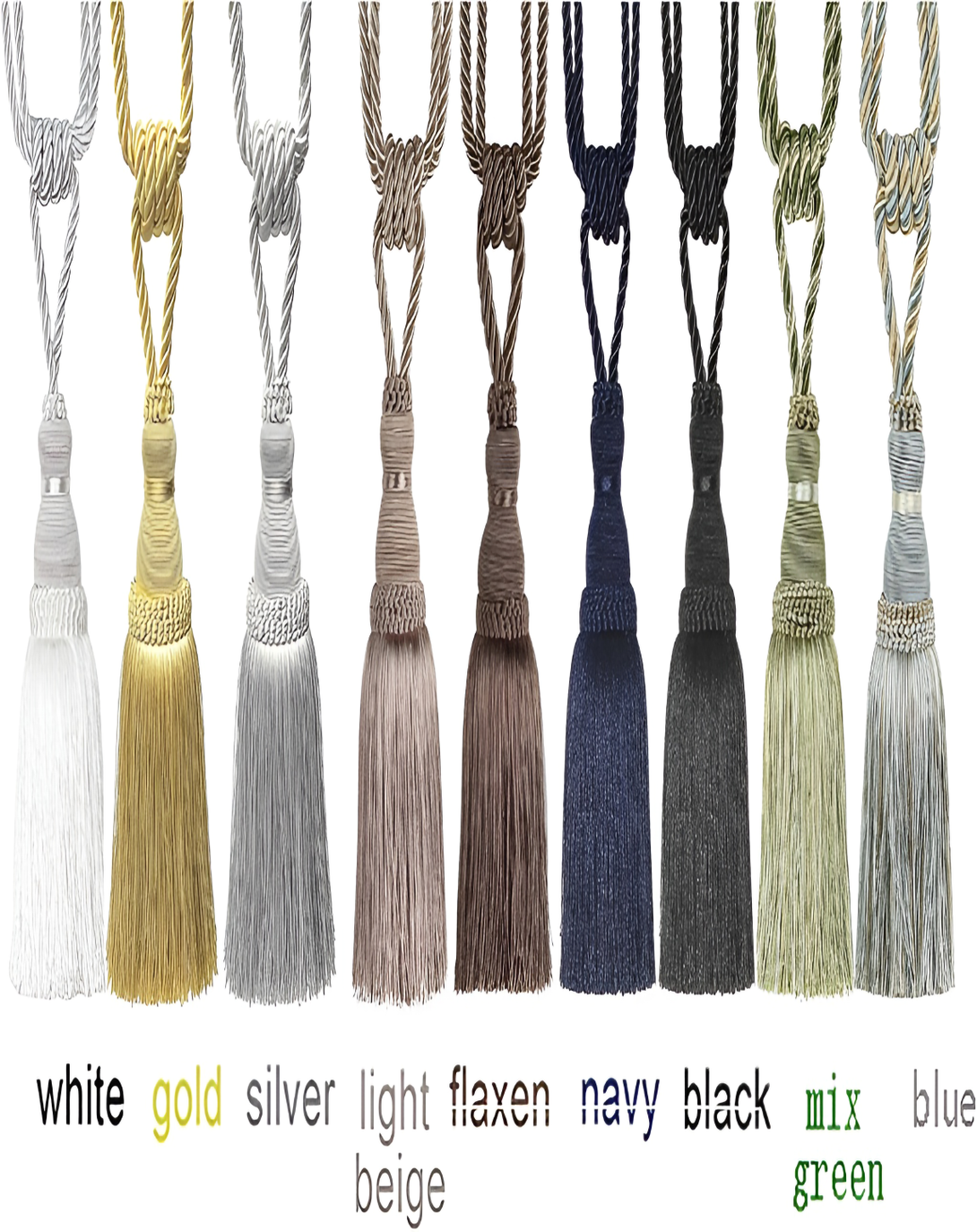 Tassel Stylish Polyester Tie Back