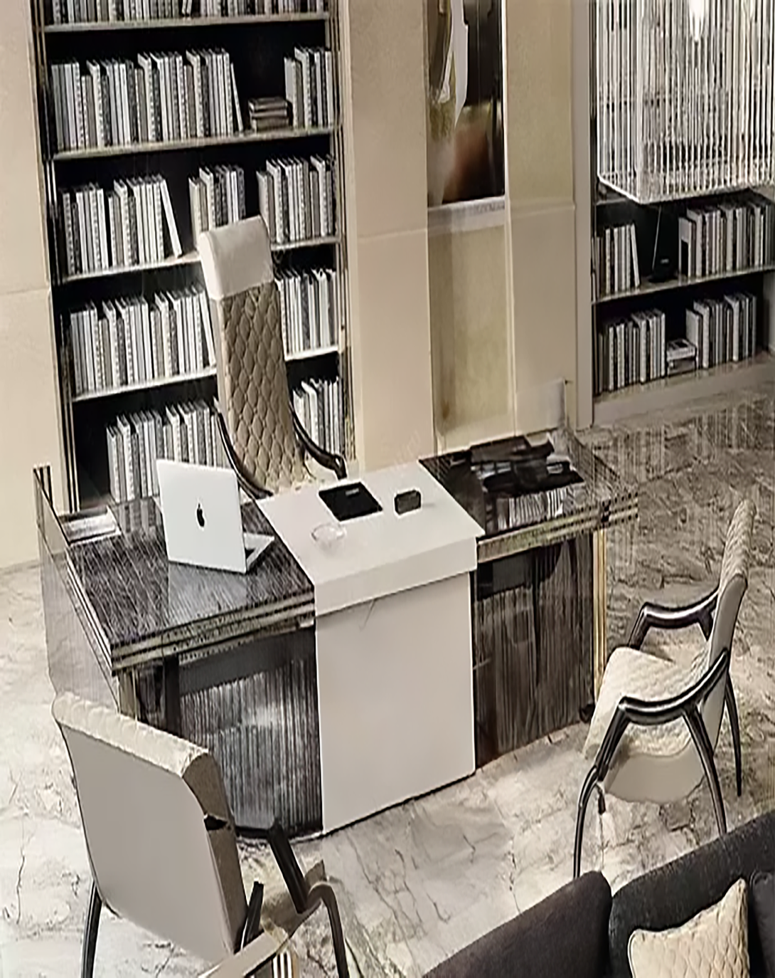 Tataa Brown Office Desk ANGIE HOMES