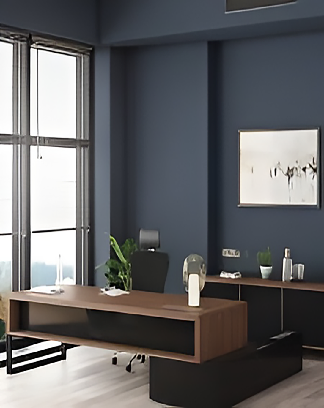 Tich Brown Office Desk ANGIE HOMES