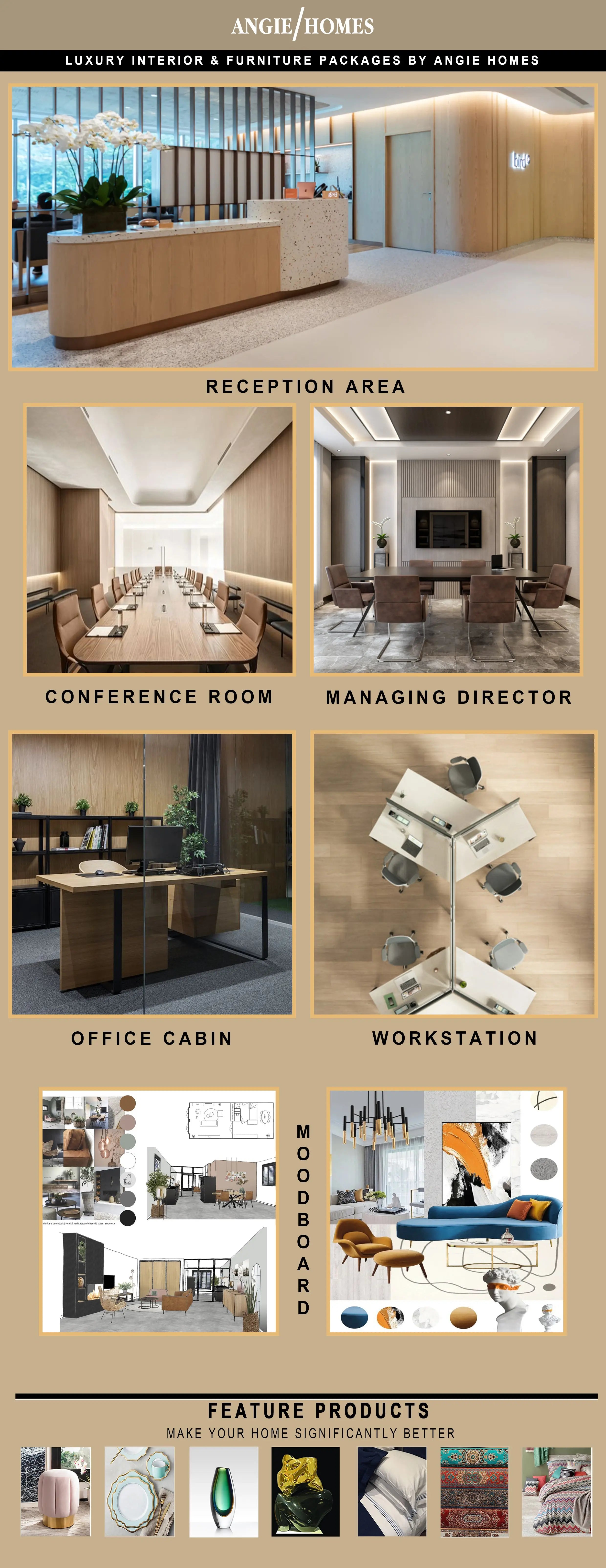 Tina Luxury Corporate Office Interior Design