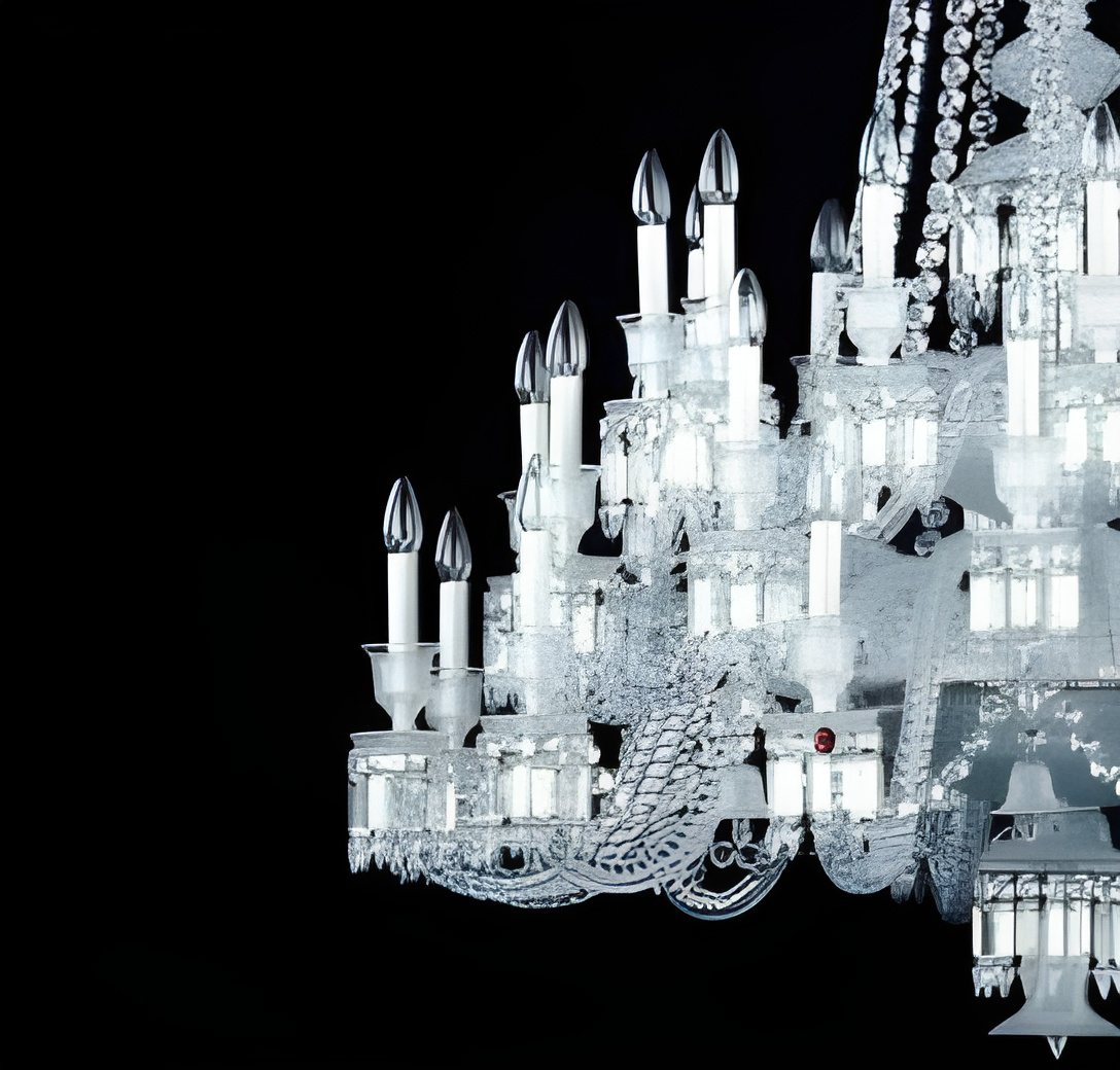 Toum Classic Crystal Glass Chandelier Light