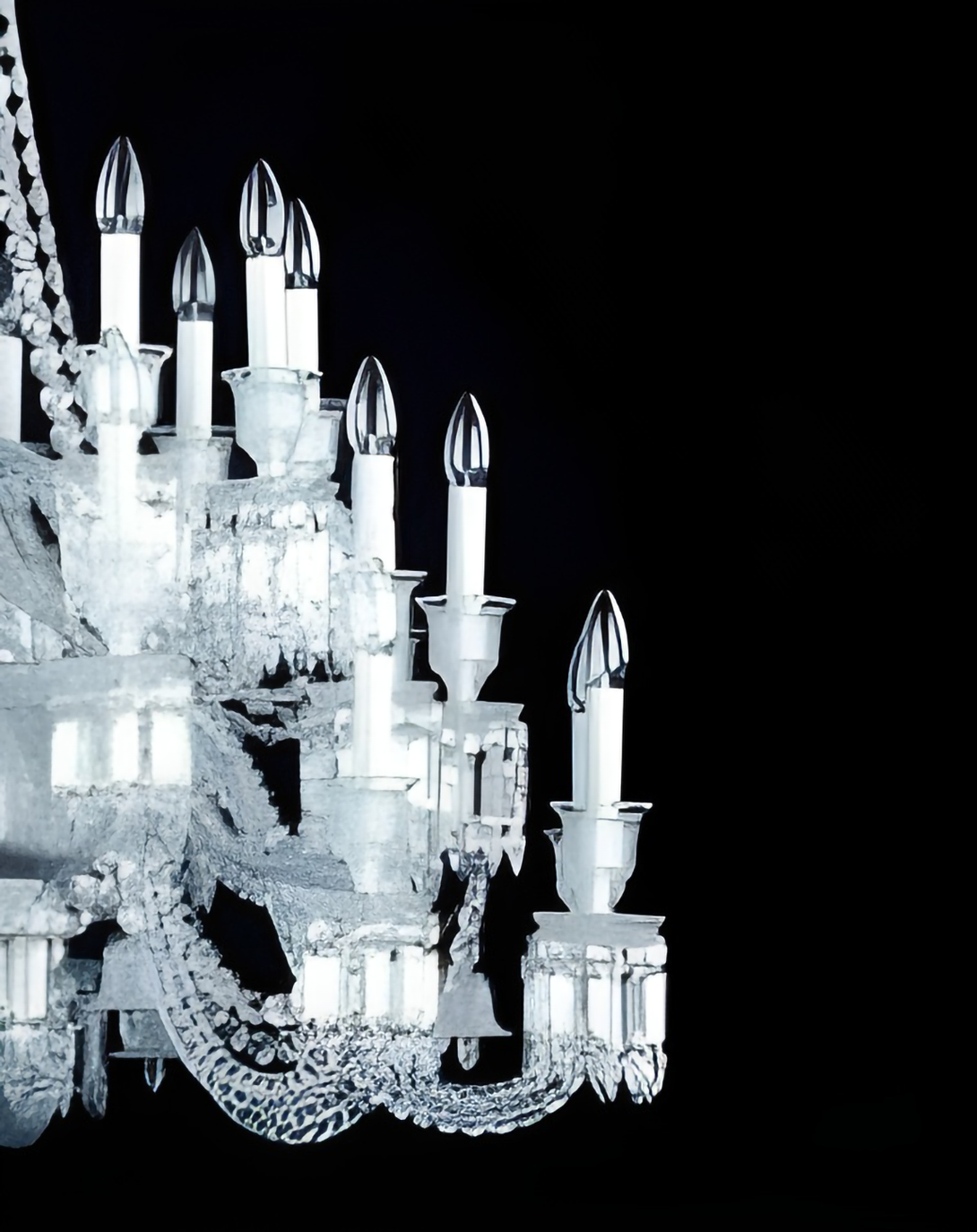 Toum Classic Crystal Glass Chandelier Light
