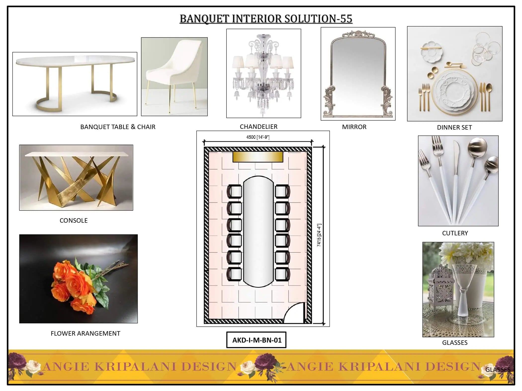 Luxury Banquet Interior Design Solution