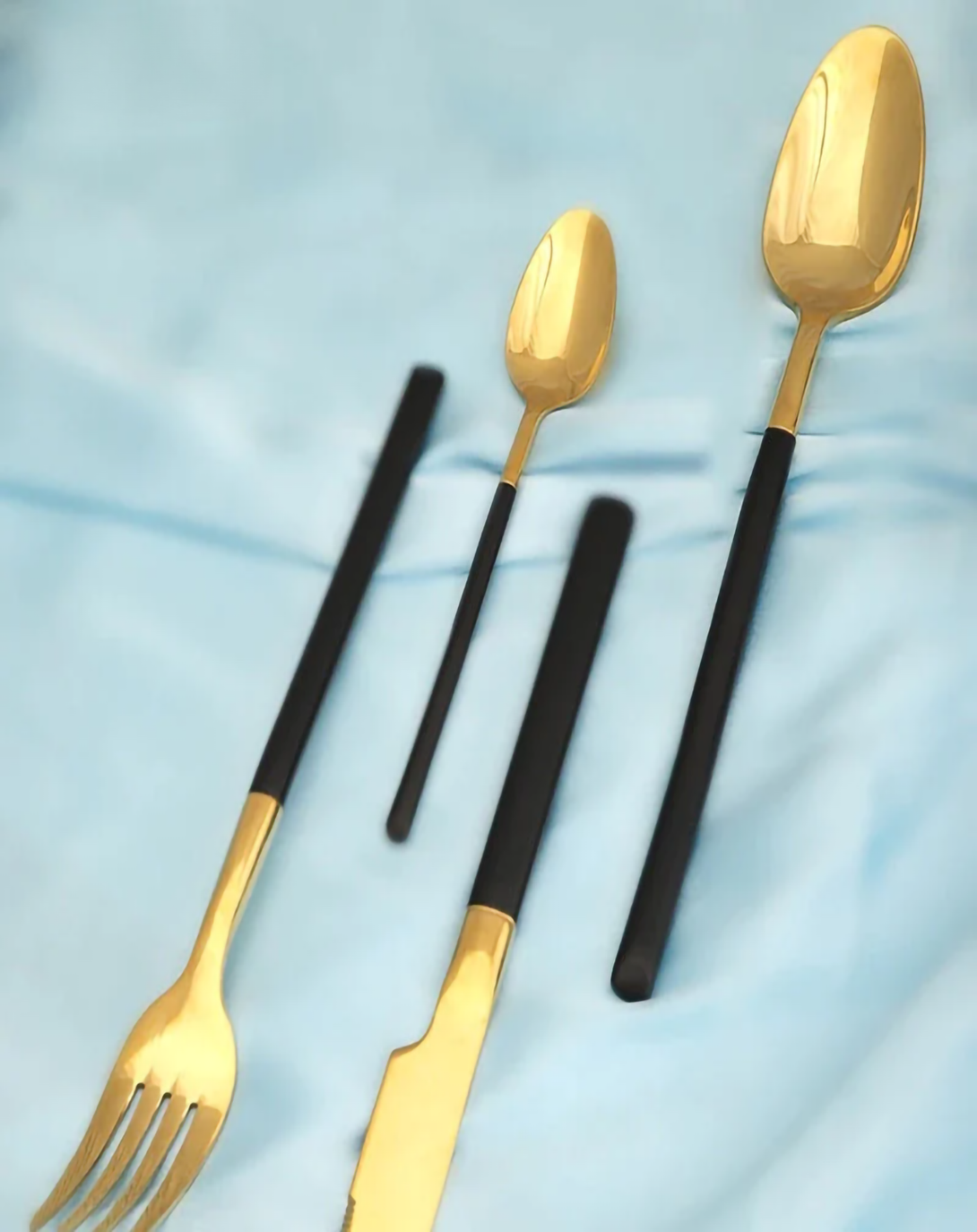 Triton Rose Gold Finish Cutlery Set