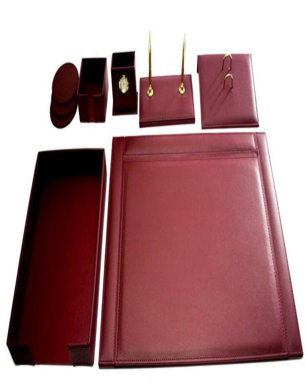 Urban Classic Leather Office Desk ANGIE HOMES