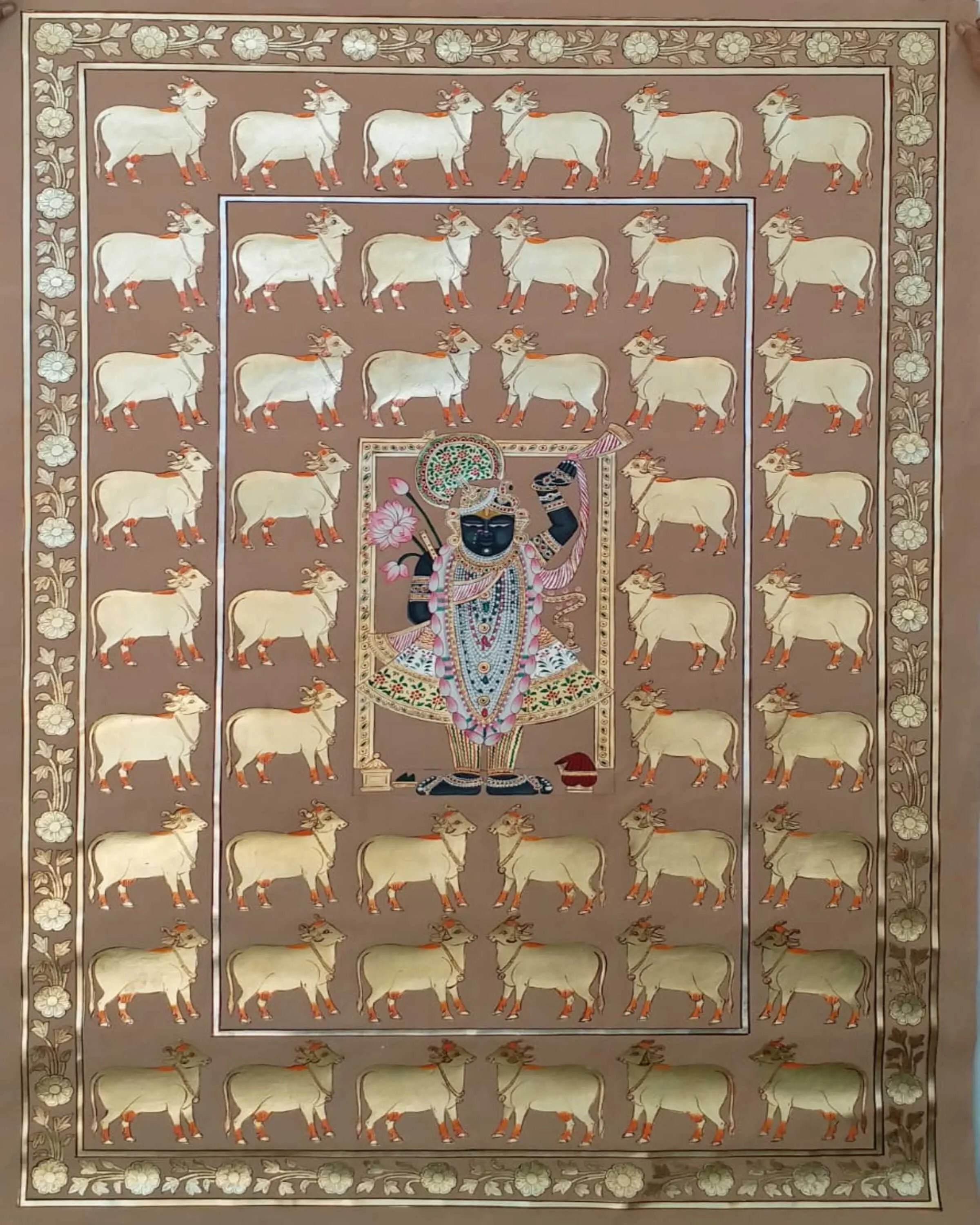 Uttala Indian Pichwai Painting ANGIE KRIPALANI DESIGN - ANGIE HOMES