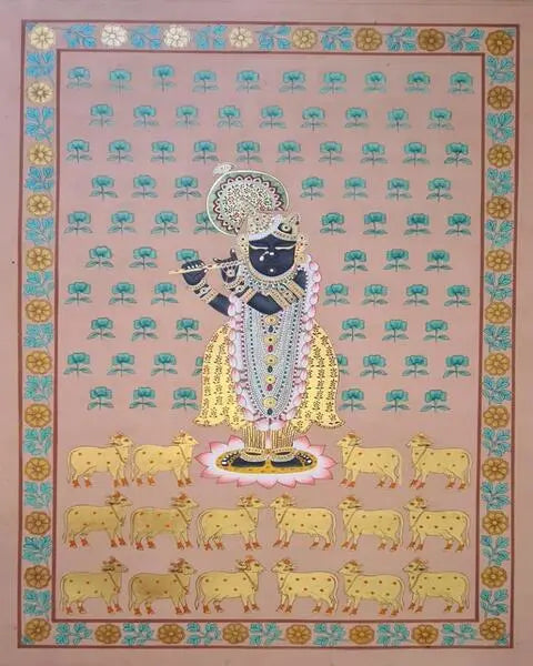 Uttala Indian Pichwai Painting ANGIE KRIPALANI DESIGN-ANGIE HOMES- ANGIES INDIA