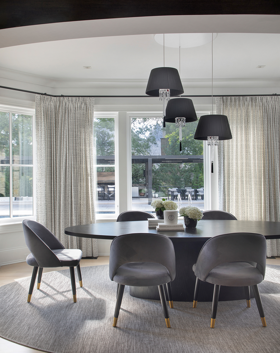 Vail Round Wooden Dining Table - Angie India Furniture ANGIE HOMES