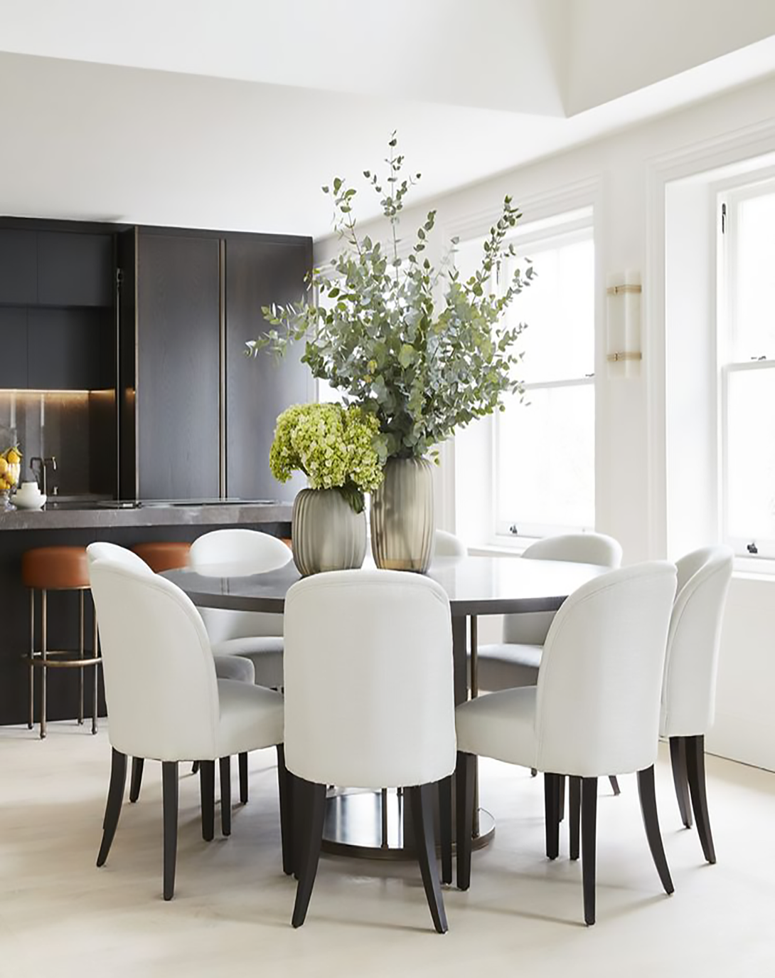 Vail Round Wooden Dining Table - Angie India Furniture ANGIE HOMES