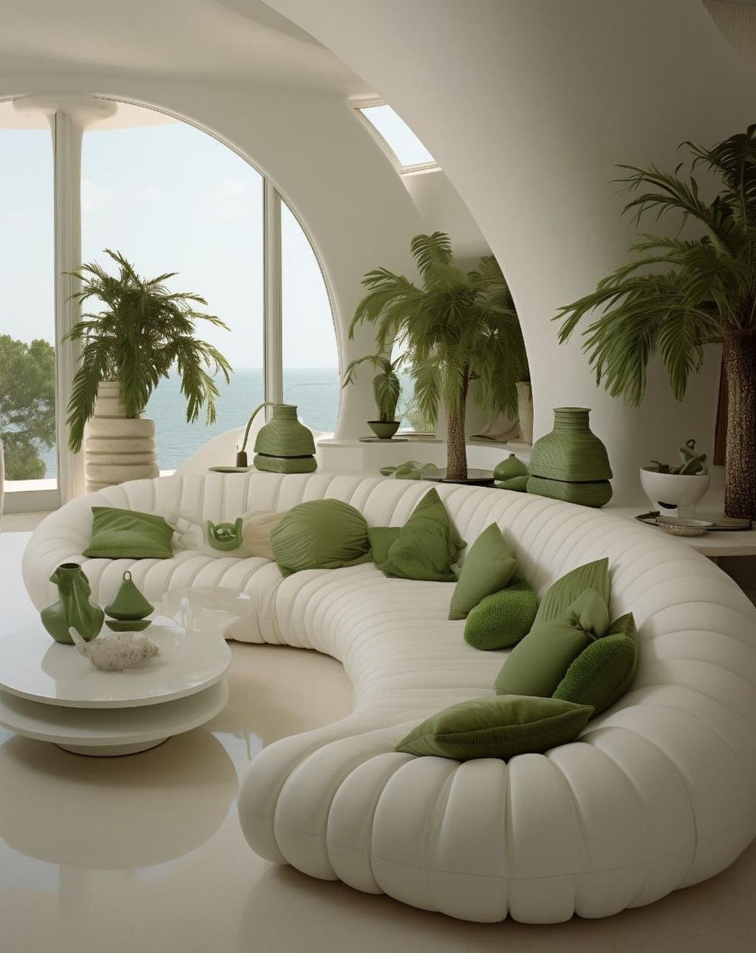 VelvetVerve L-Shaped Sofa