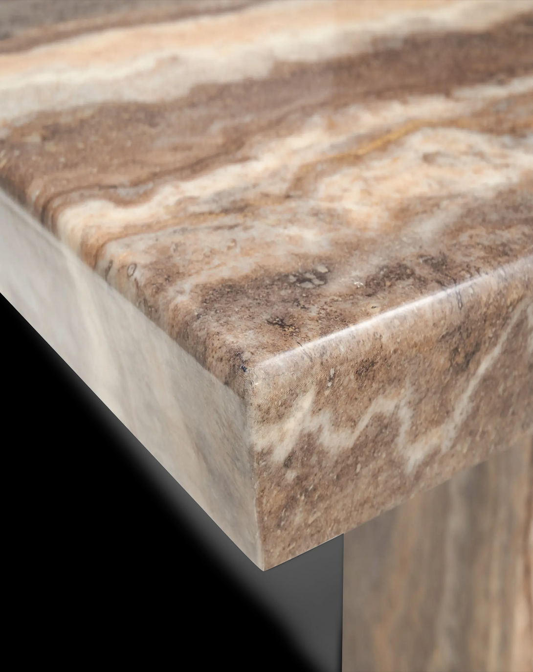 Vernee Marble Top Dining Table Set 8 Seater - Angie India Furniture ANGIE HOMES