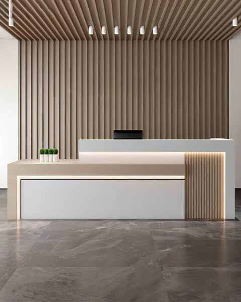 Buy Luxury Reception Tables Online Modern Reception Desk Angiehomes