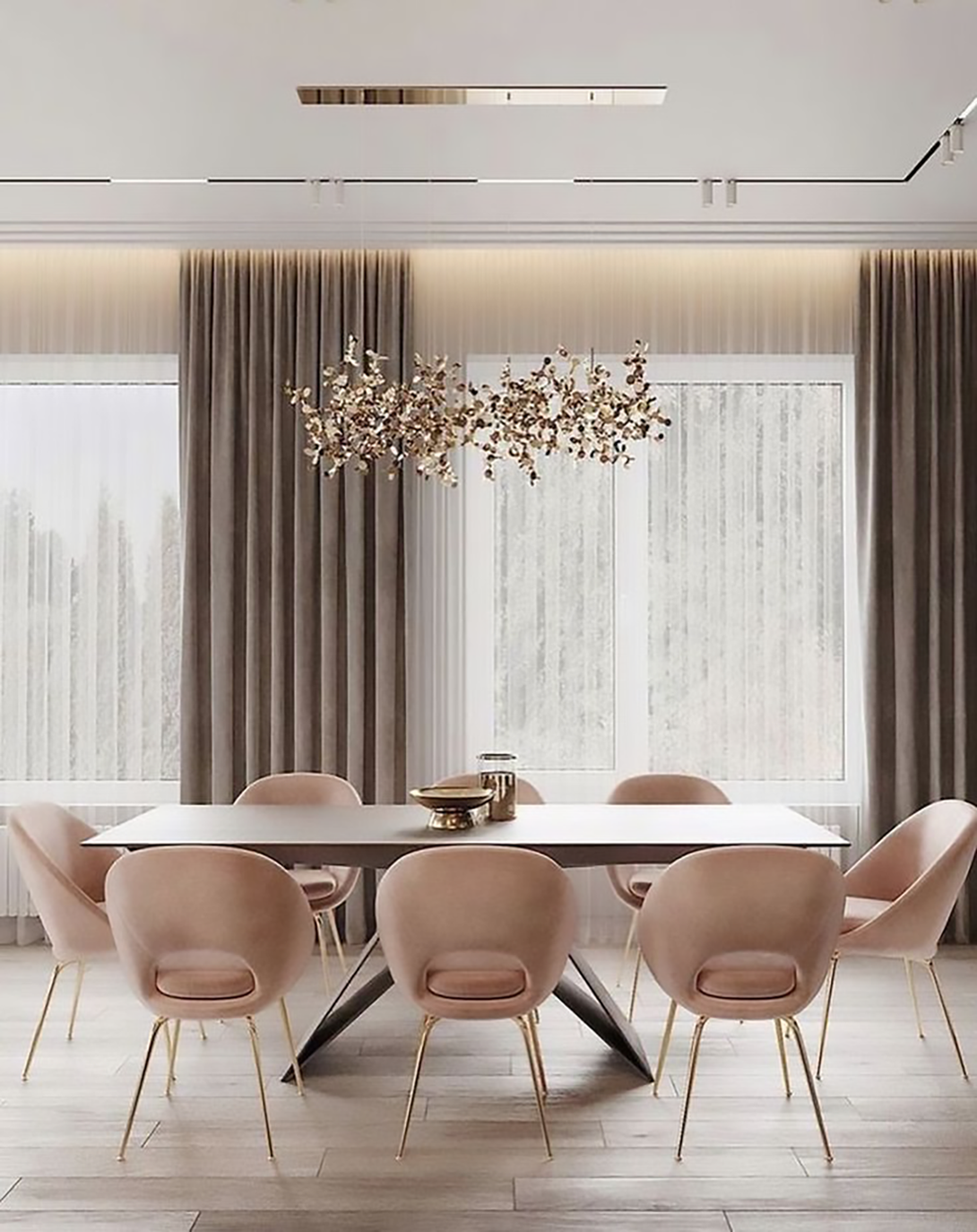 Vidal 8 Seater Dining Table Set - Angie India Furniture ANGIE HOMES