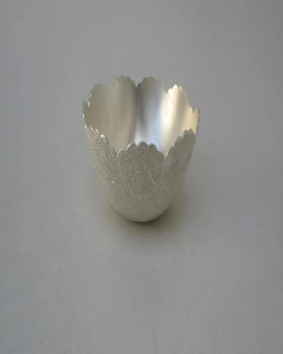 Villa Leaf Silver Plated Bowl ANGIE HOMES