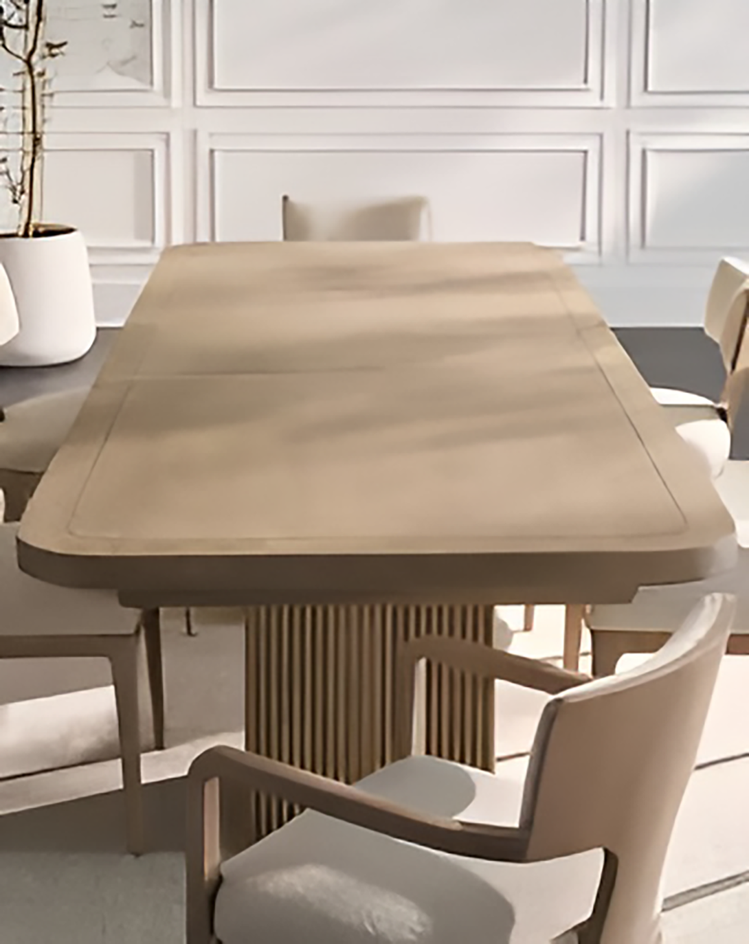 Vincente Natural Wood Dining Table - Angie India Furniture ANGIE HOMES