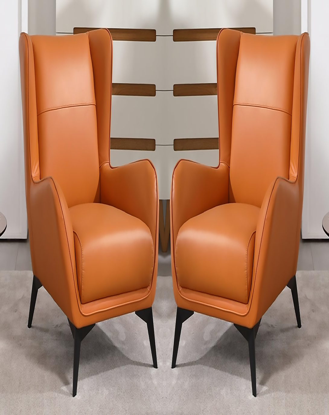 Vintage Charm Leather Armchair