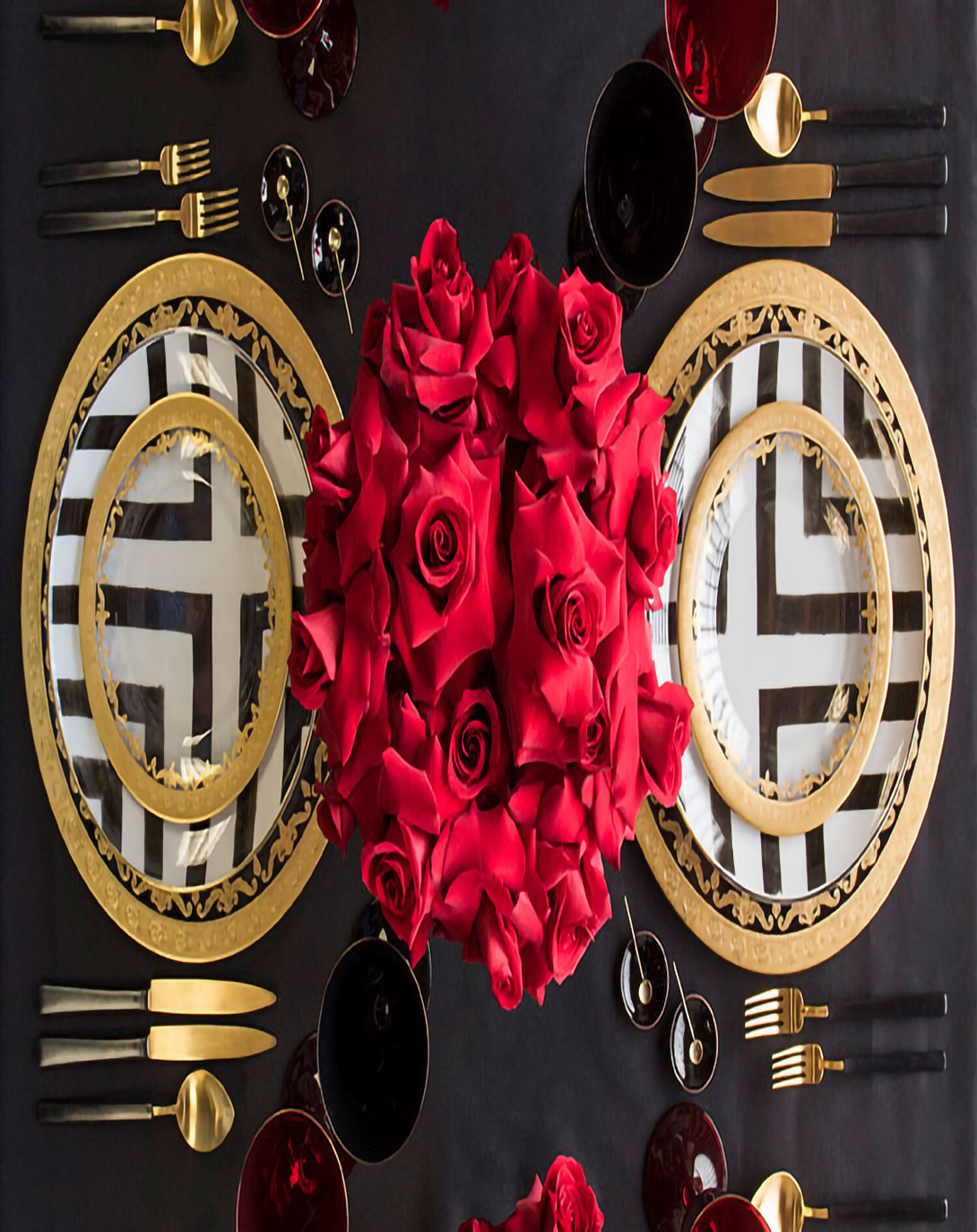 Vintage Floral Bone China Dinner Set