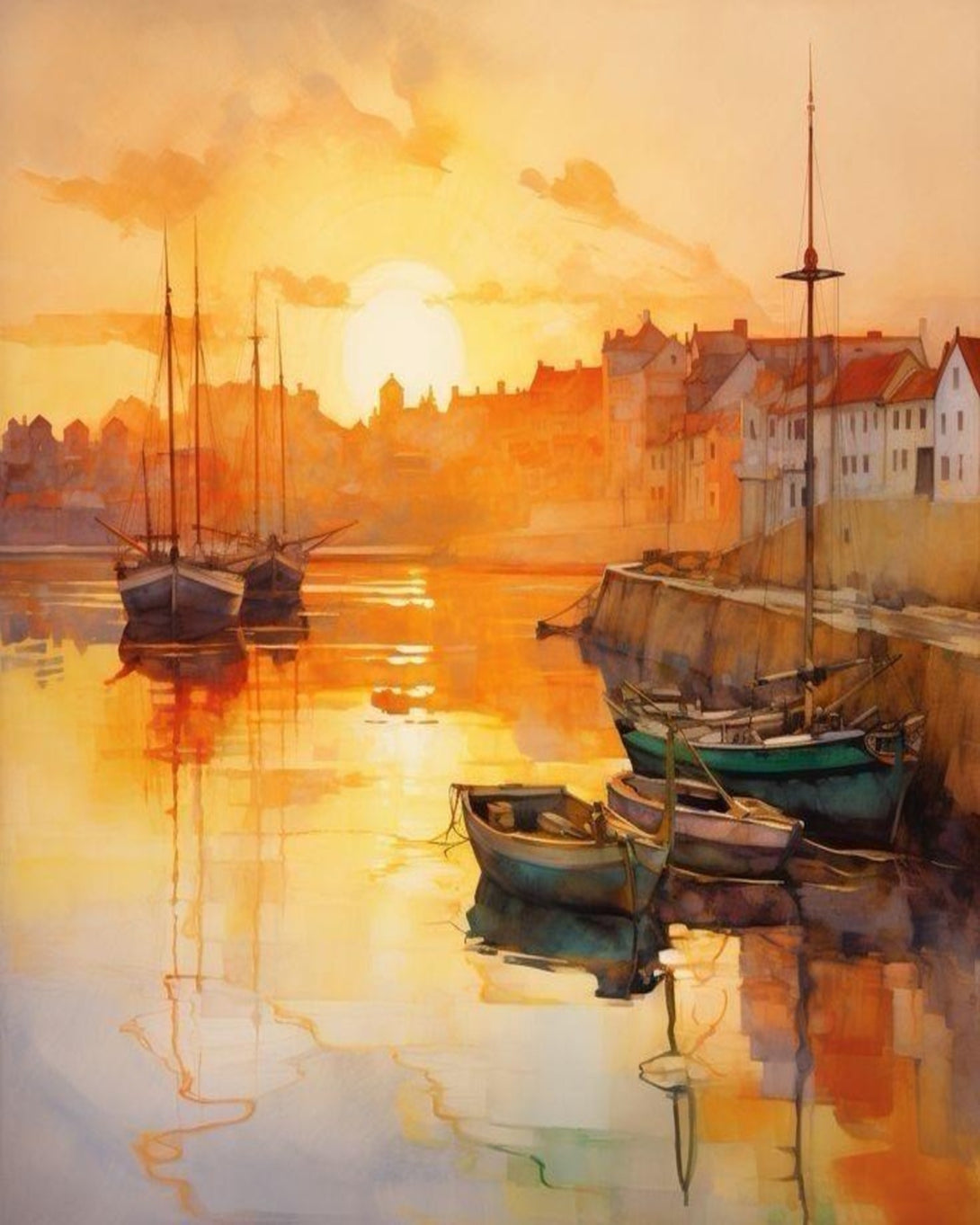 Vivid Voyage Watercolor ANGIE HOMES