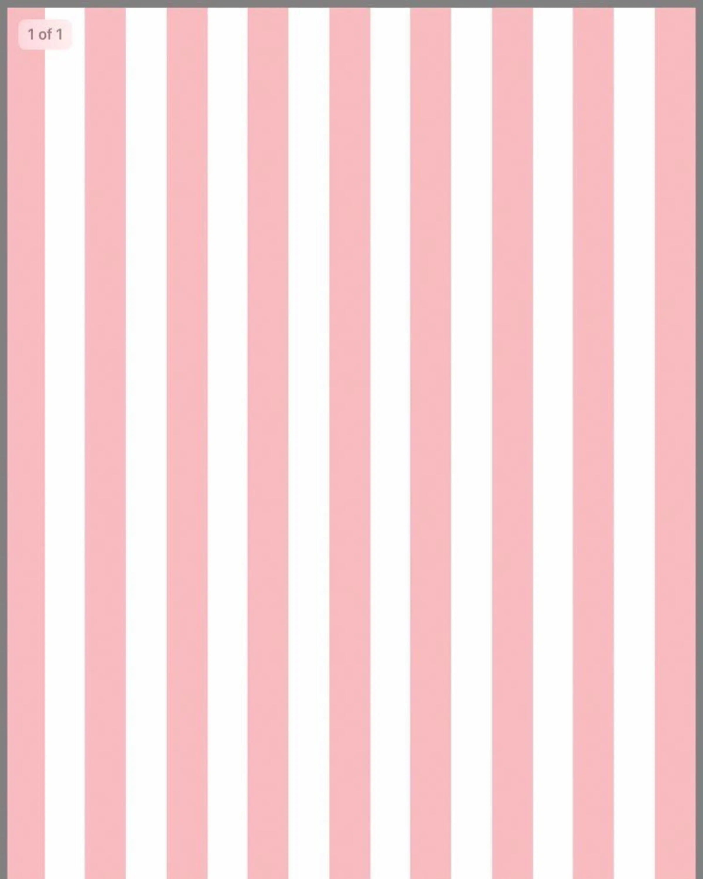 Wole Pink & White Line Wallpaper 
