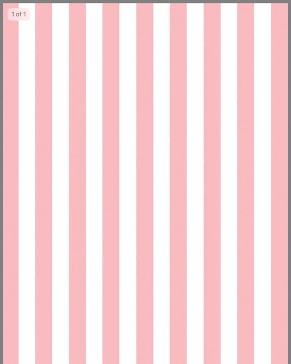 Wole Pink & White Line Wallpaper 