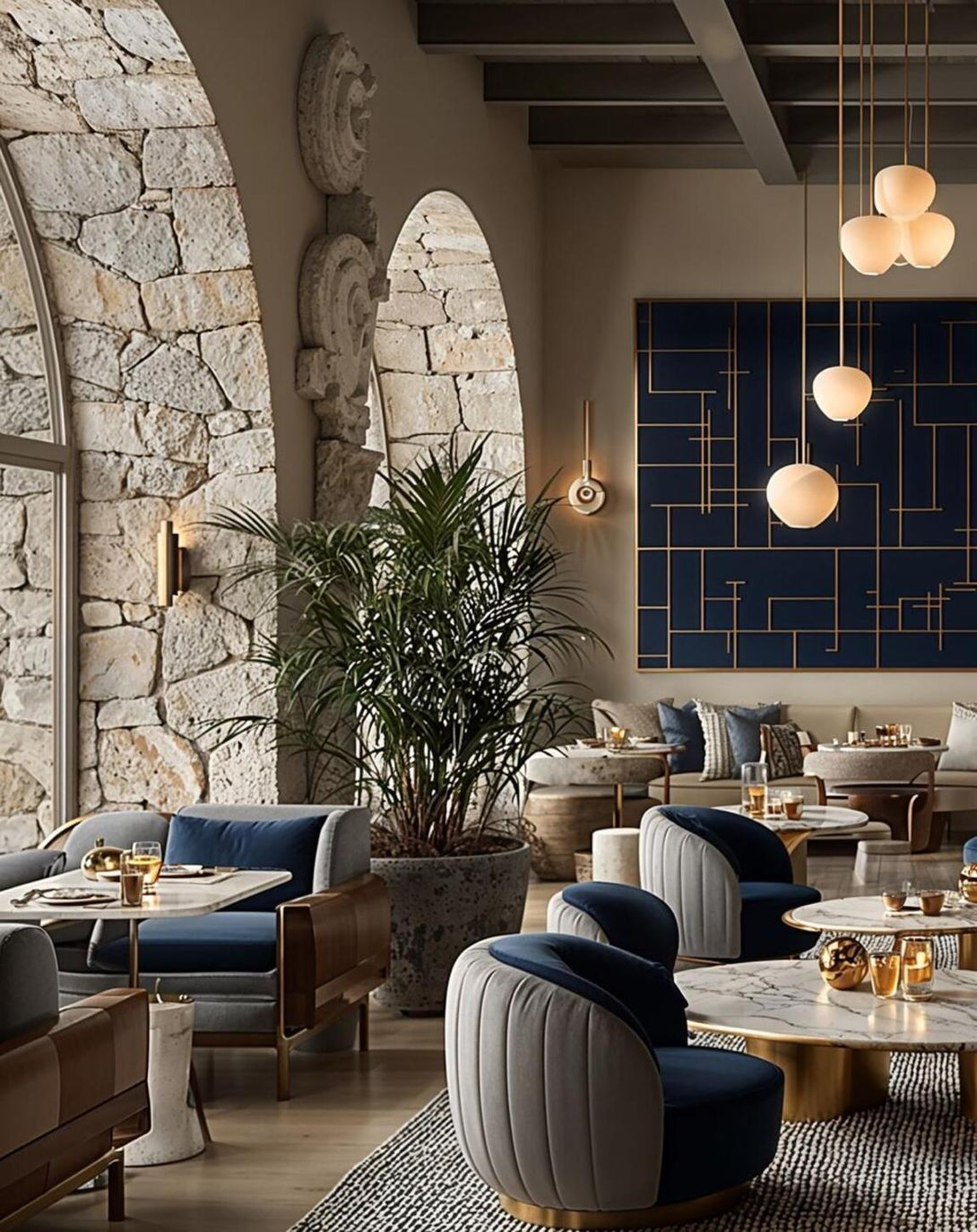 Serine Modern Restaurant Interior Design: Redefining Dining Ambiance ...