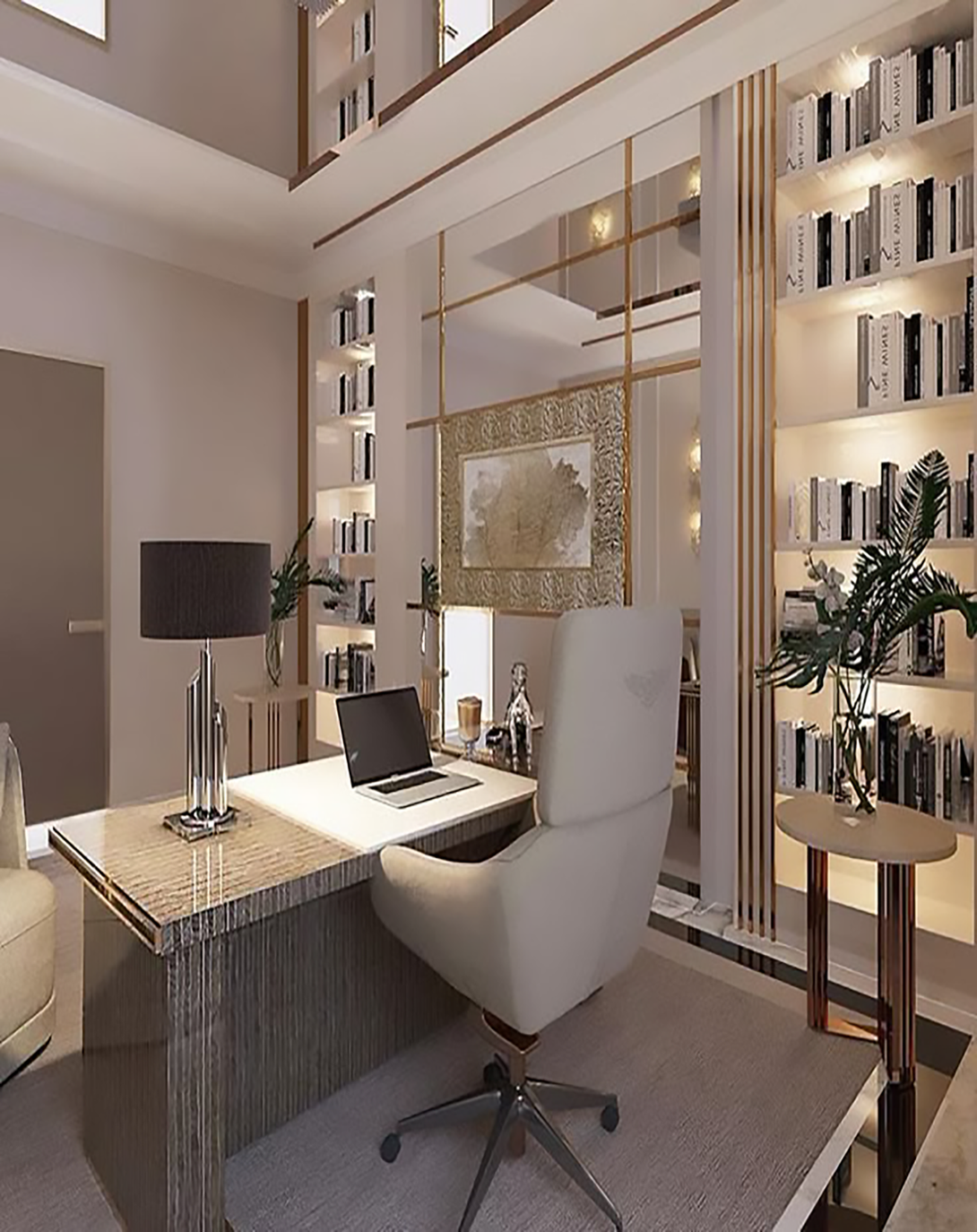 Wip Cream Office Desk ANGIE HOMES